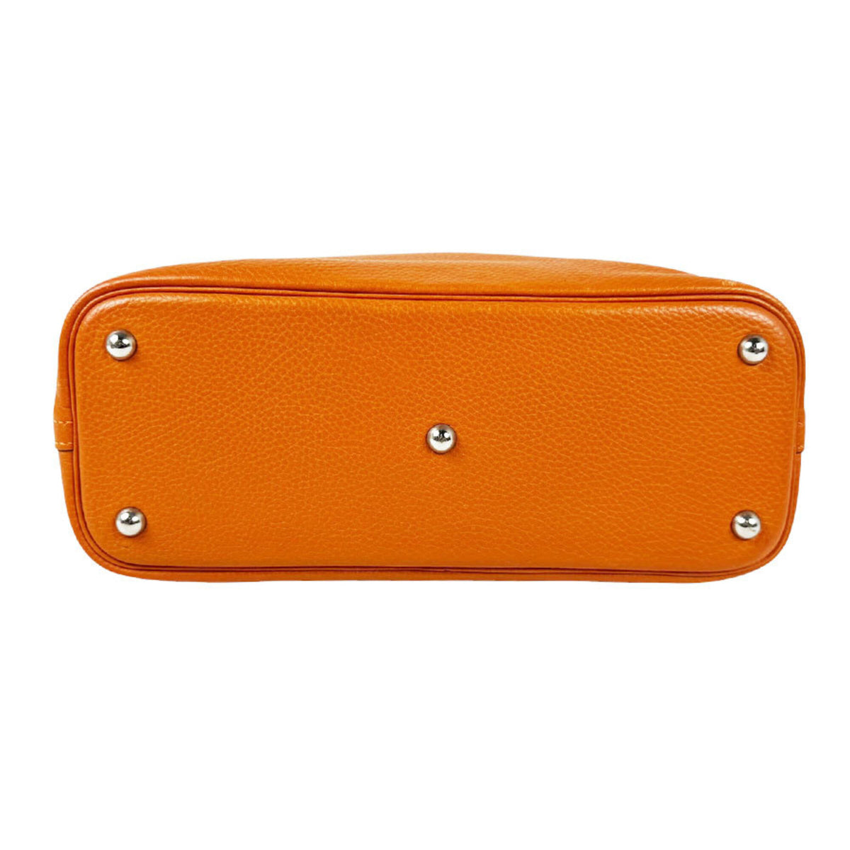Hermes Orange Taurillon Clemence Leather Handbag Shoulder Bag (Pre-Owned)