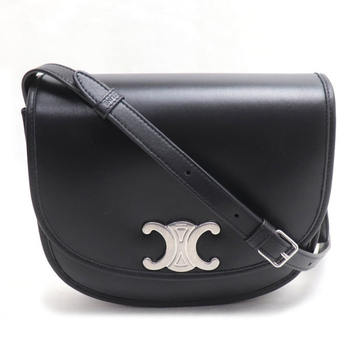 Celine Black Leather Shoulder Bag (Pre-Owned)