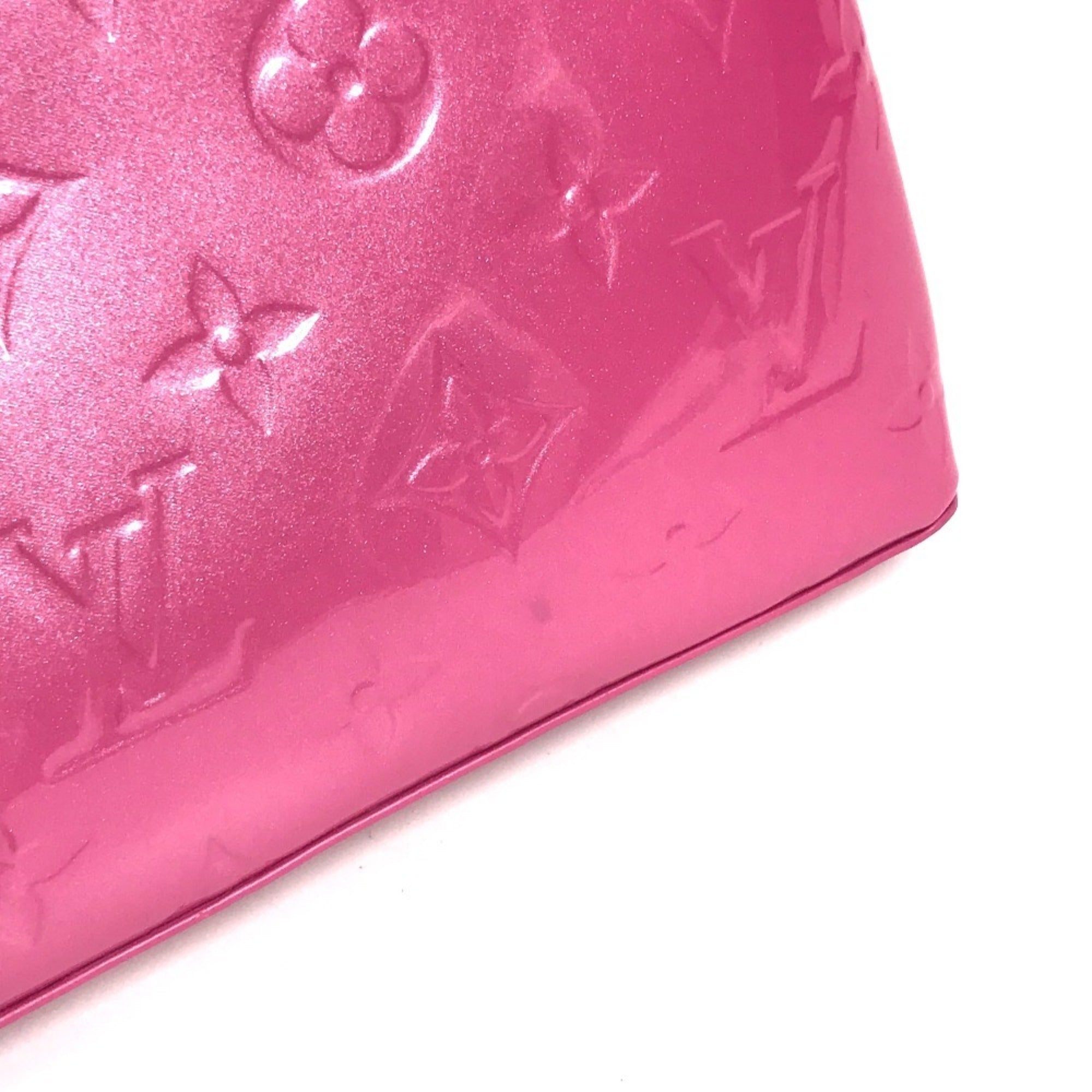 Louis Vuitton Pink Monogram Vernis Handbag Shoulder Bag Tote Bag (Pre-Owned)