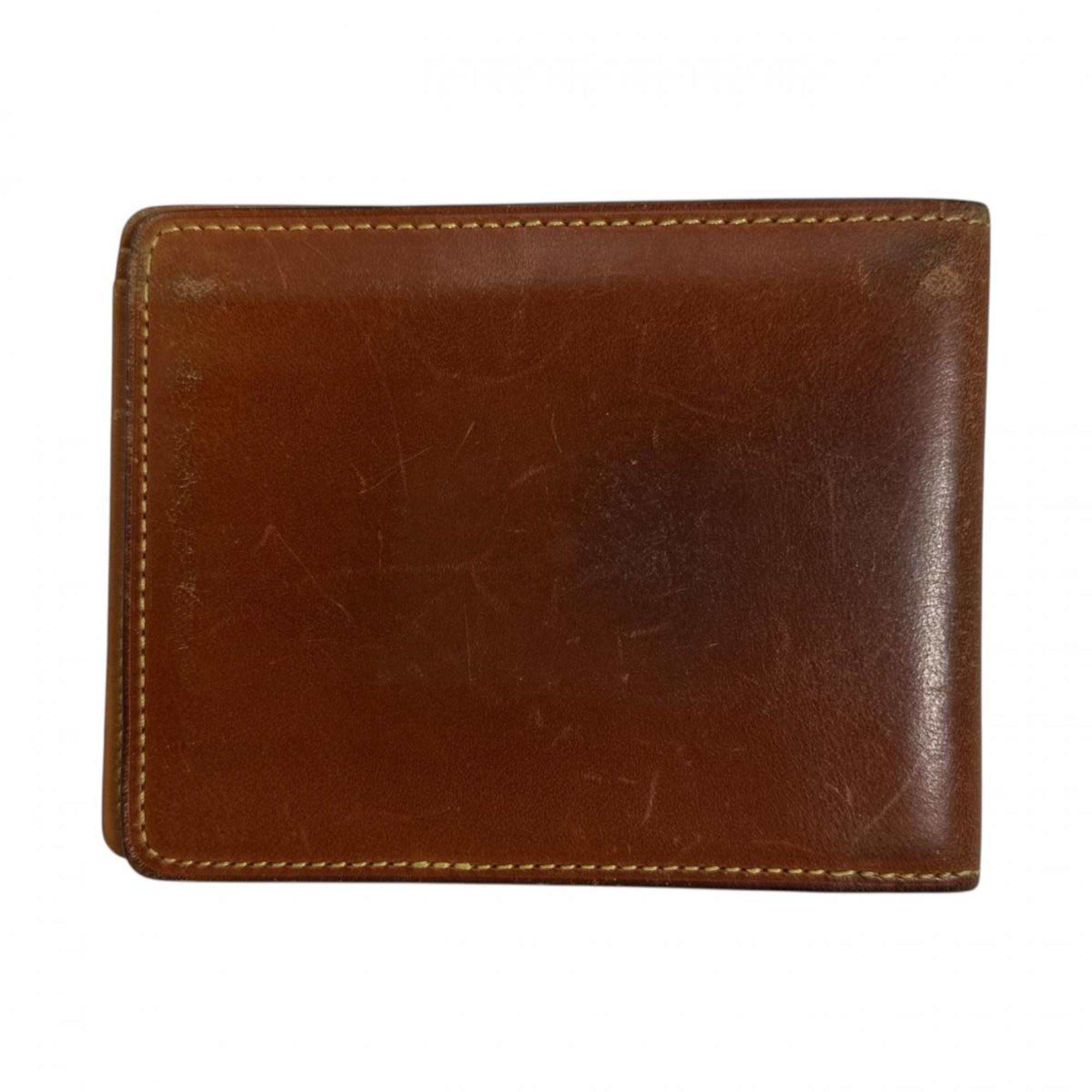 Louis Vuitton Nomad Brown Leather Wallet (Bi-Fold) (Pre-Owned)