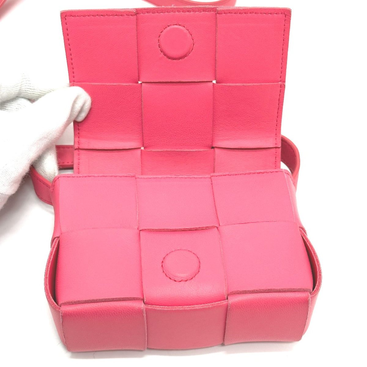 Bottega Veneta Pink Leather Shoulder Bag (Pre-Owned)