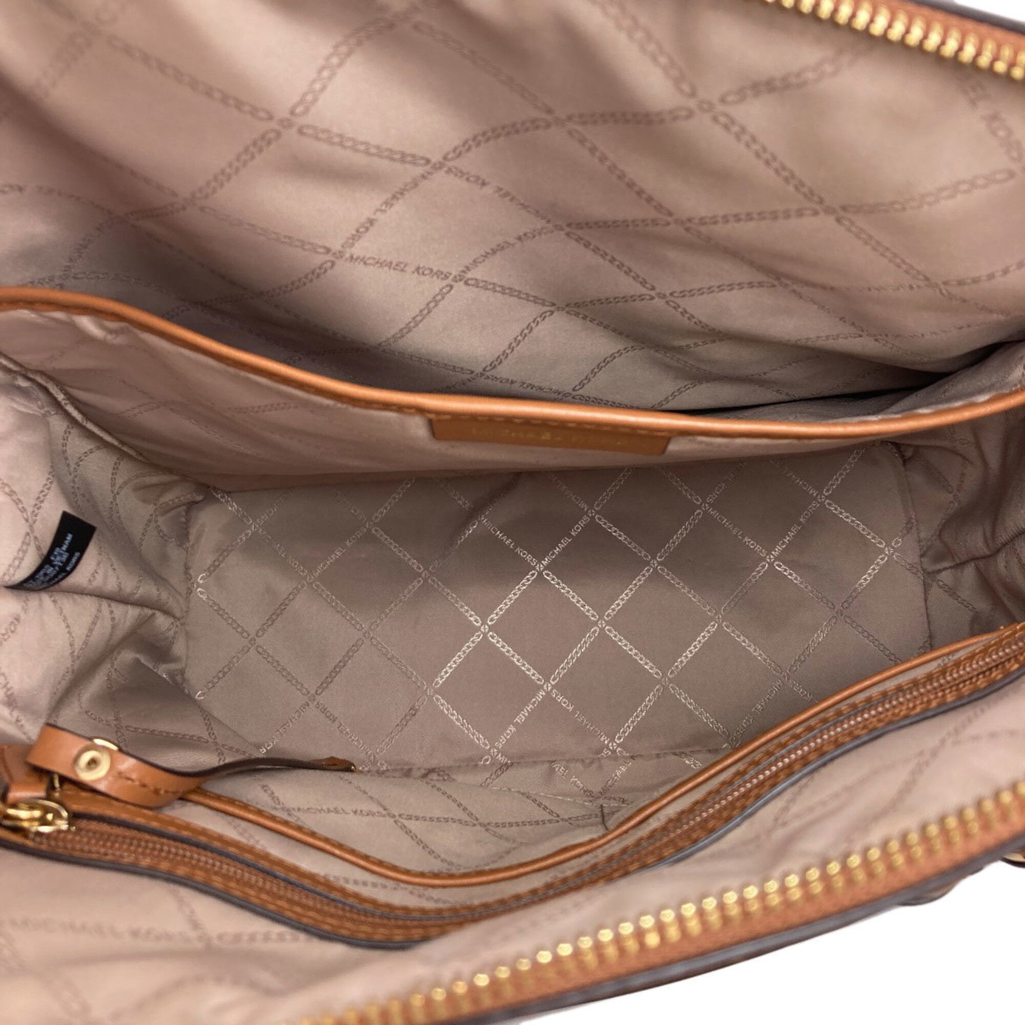 Michael Kors Brown Pvc Tote Bag (Pre-Owned)