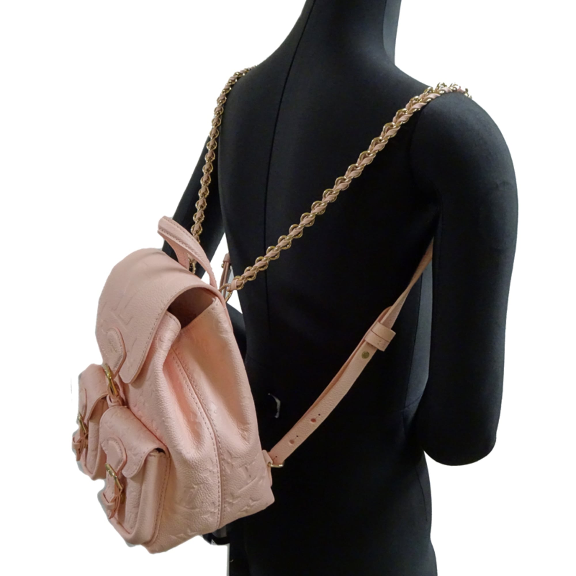 Louis Vuitton Pink Monogram Empreinte Backpack (Pre-Owned)