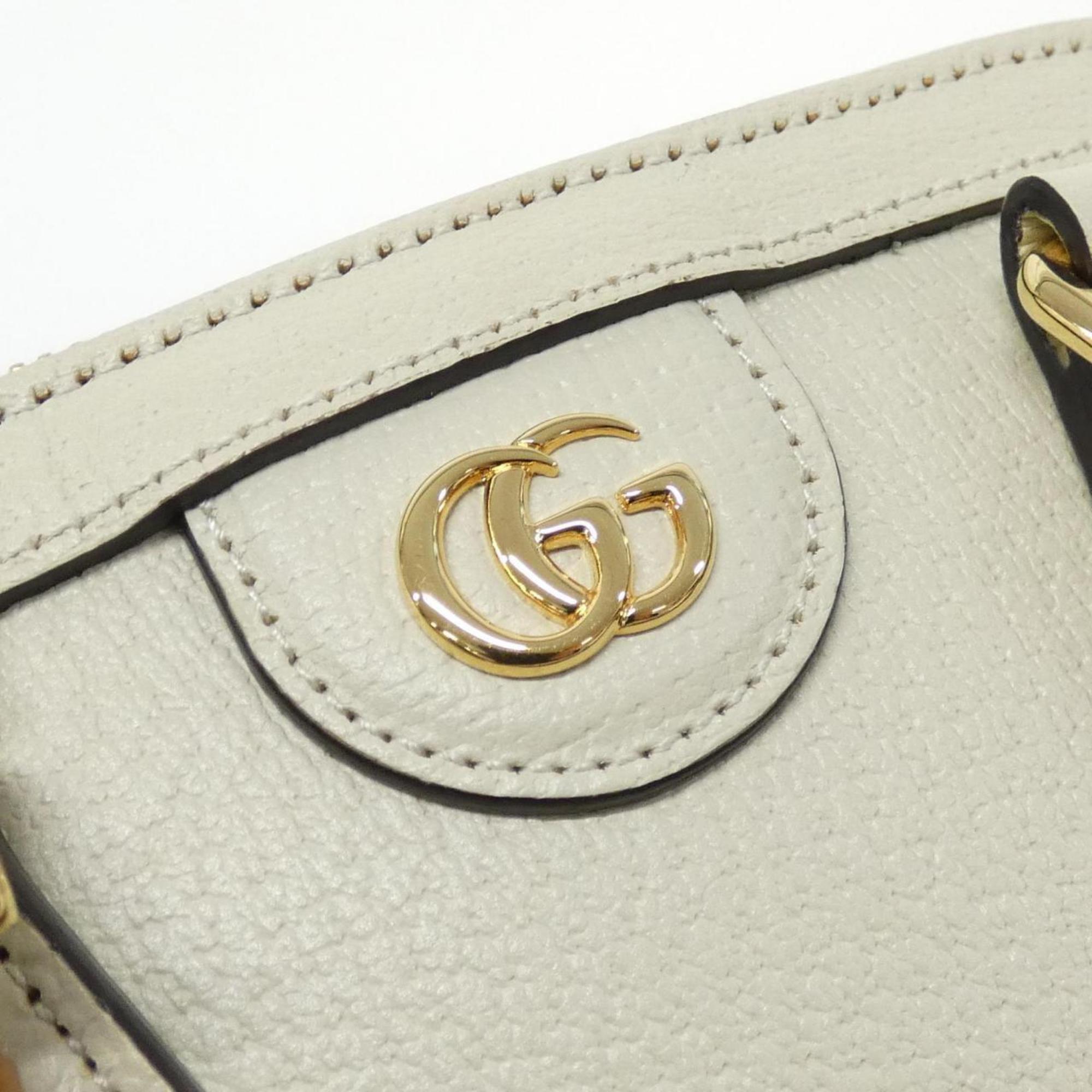Gucci White Leather Handbag (Pre-Owned)