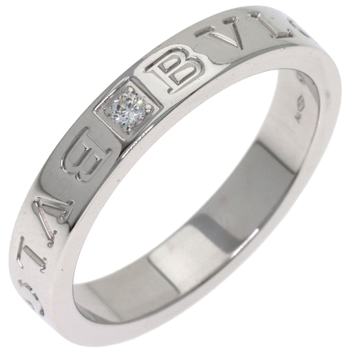 Bvlgari White Gold (18K) Band Ring (Pre-Owned)