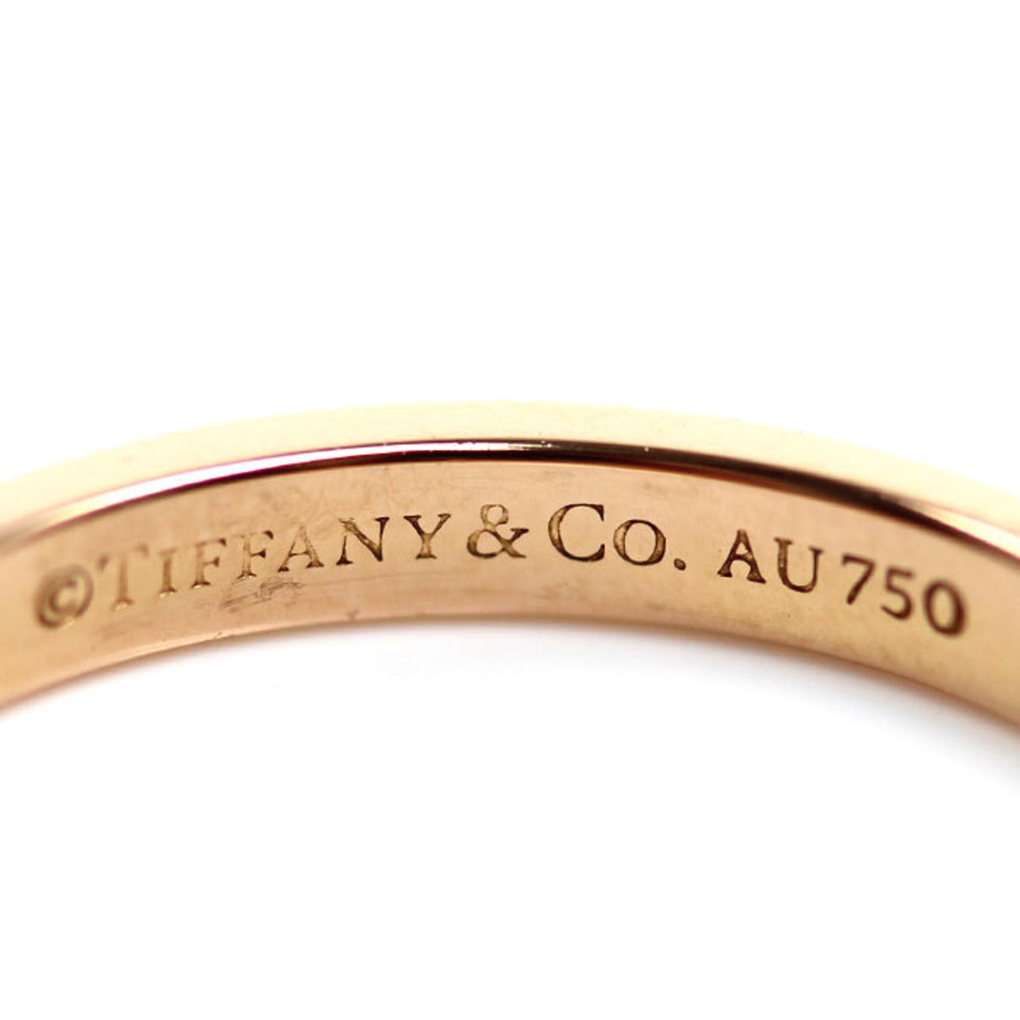 Tiffany Pink Gold (18K) Band Ring (Pre-Owned)