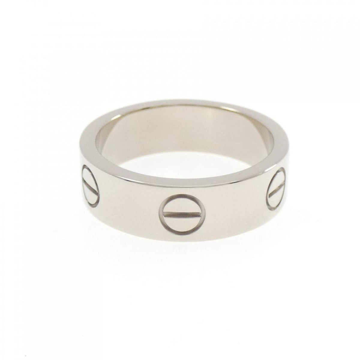 Cartier White Gold White Gold (18K) Band Ring (Pre-Owned)