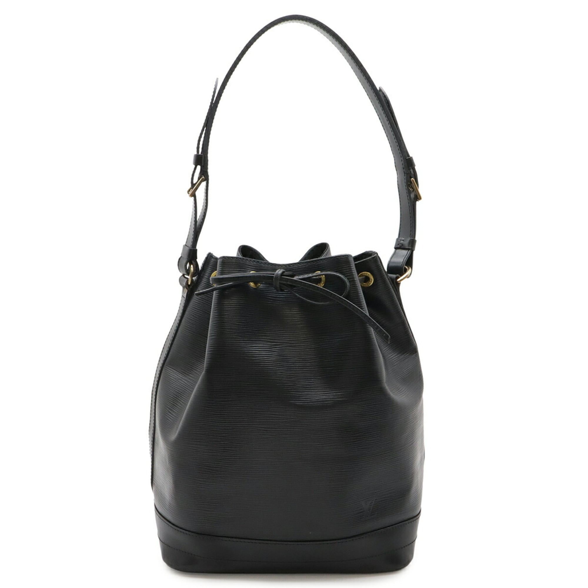 Louis Vuitton Black Noir Epi Leather Shoulder Bag (Pre-Owned)