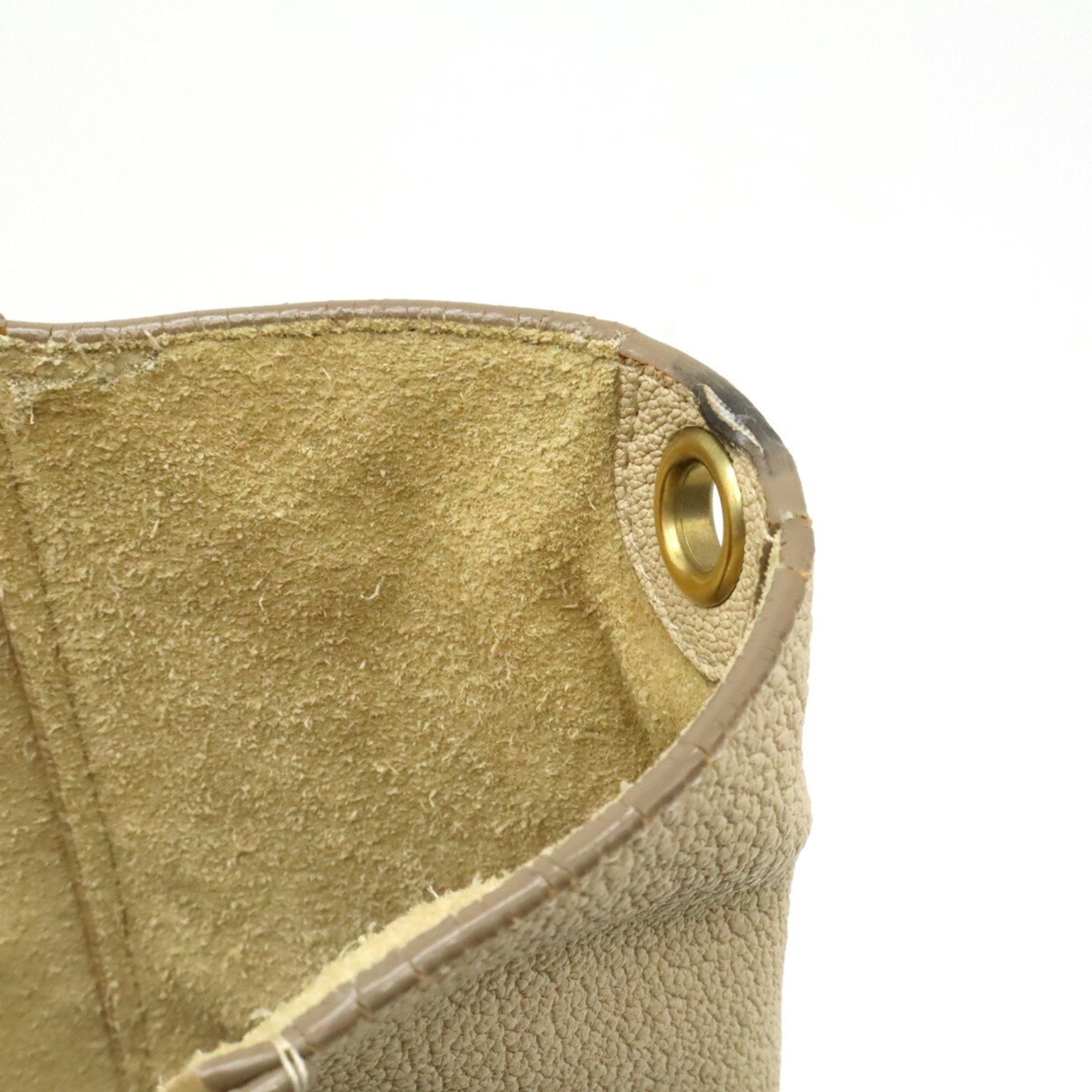 Celine Beige Leather Shoulder Bag (Pre-Owned)
