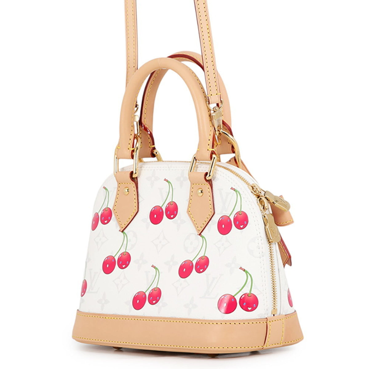 Louis Vuitton Monogram Cherry Monogram Cherry White Handbag Shoulder Bag (Pre-Owned)