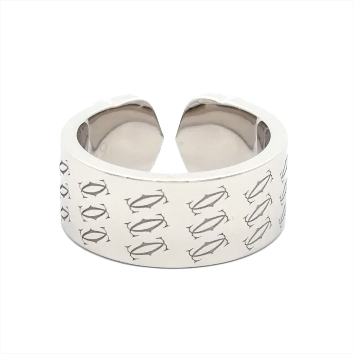 Cartier White Gold White Gold (18K) Band Ring (Pre-Owned)