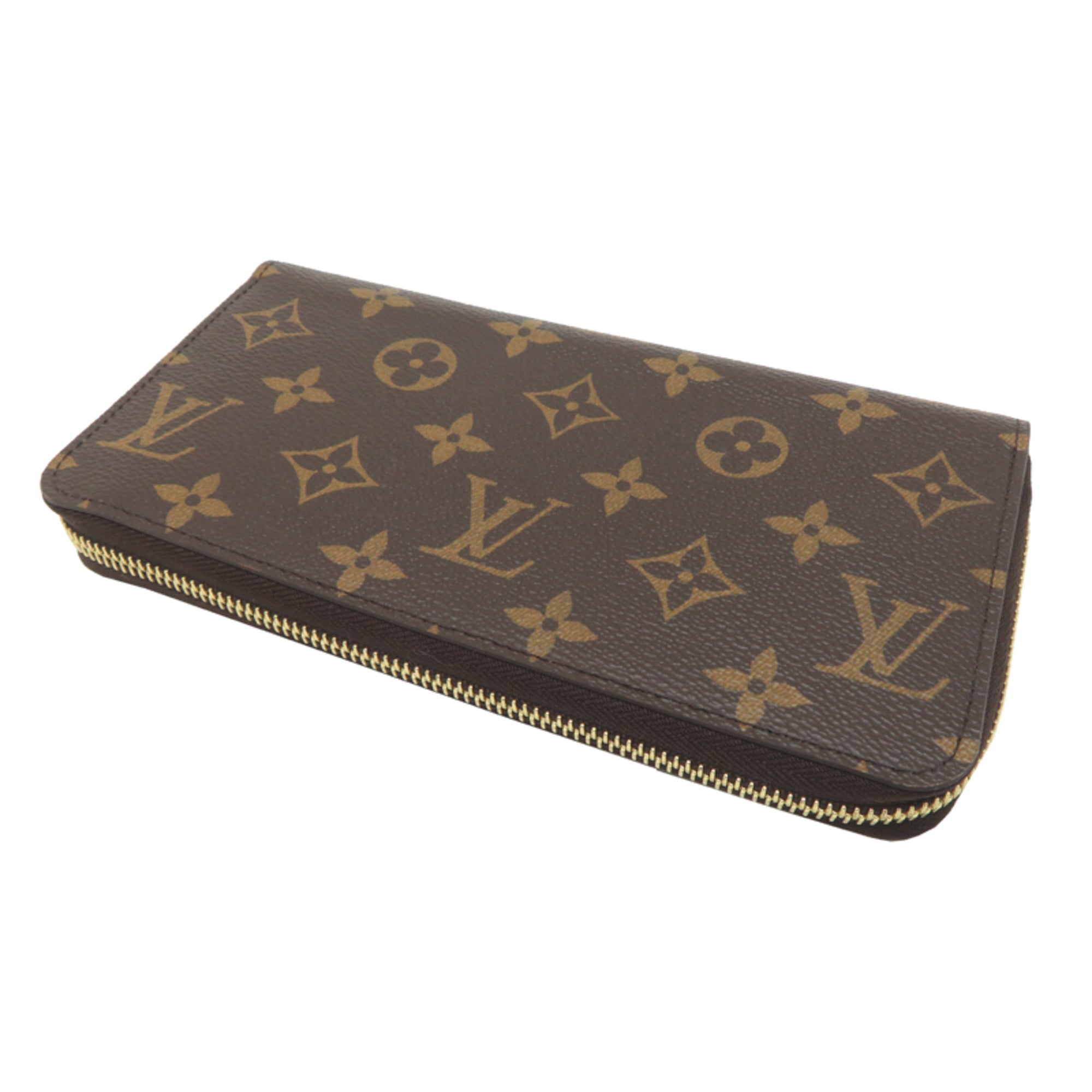 Louis Vuitton Brown Monogram Long Wallet (Bi-Fold) (Pre-Owned)