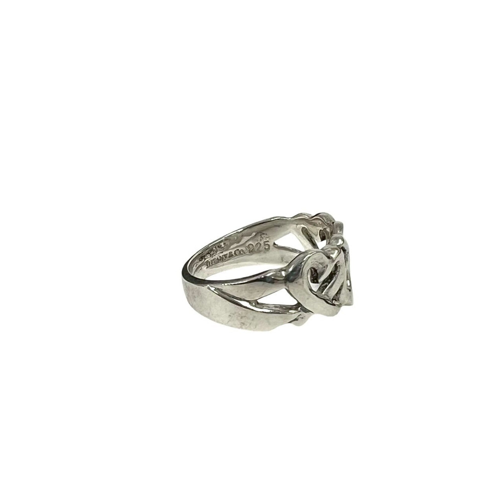Tiffany Silver Silver 925 Band Ring (Pre-Owned)