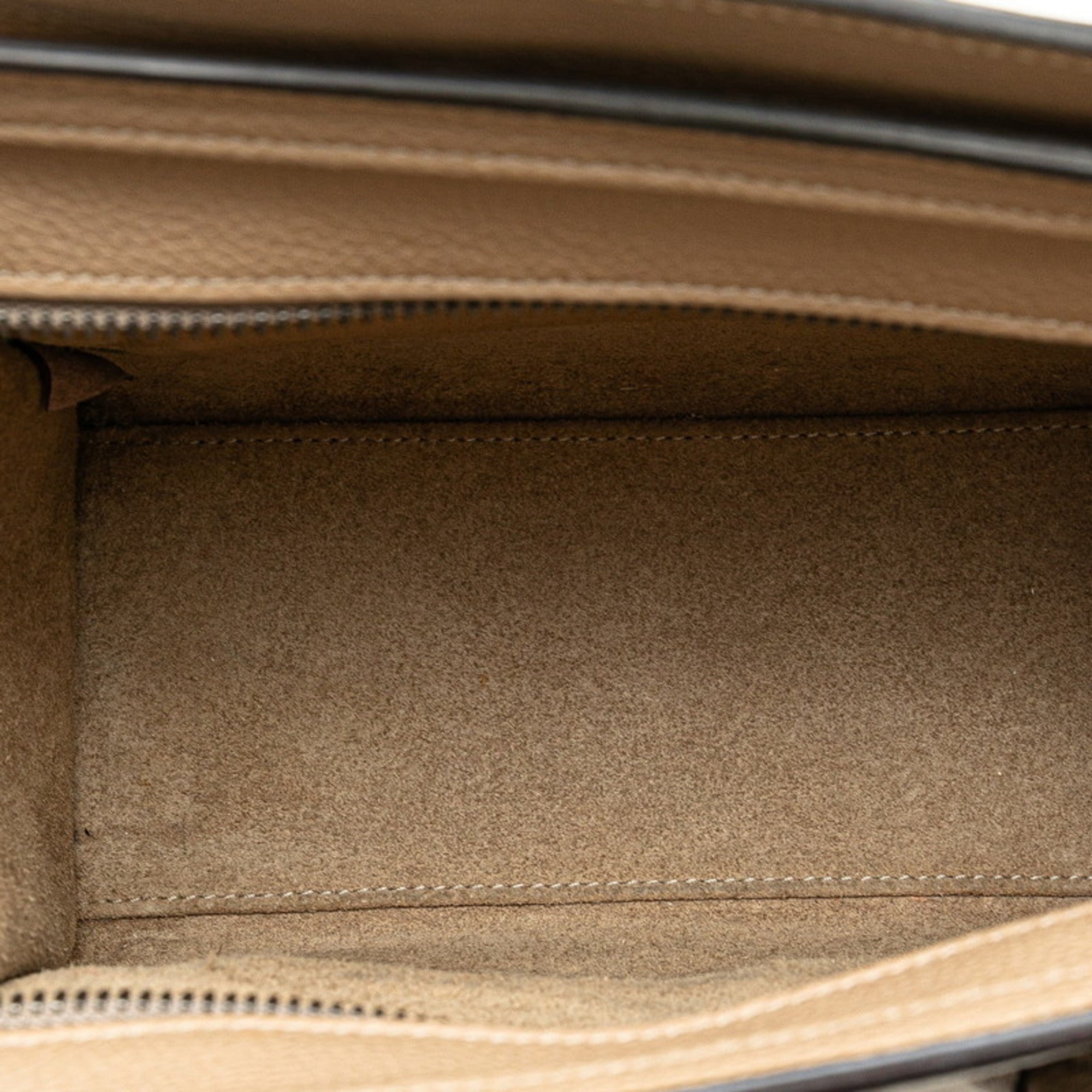 Celine Beige Leather Handbag Shoulder Bag (Pre-Owned)