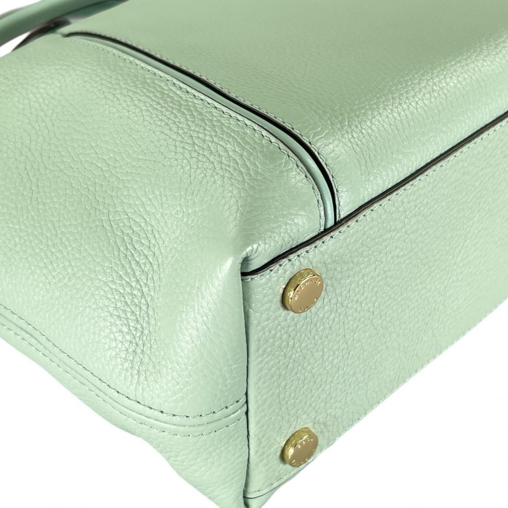 Michael Kors Light Green Handbag Shoulder Bag (Pre-Owned)
