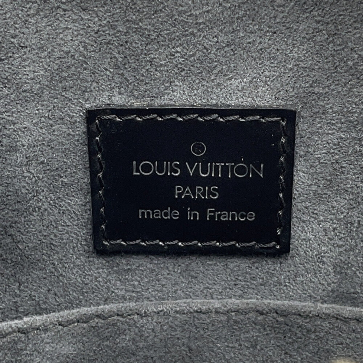 Louis Vuitton Epi Black Noir Epi Leather Handbag (Pre-Owned)