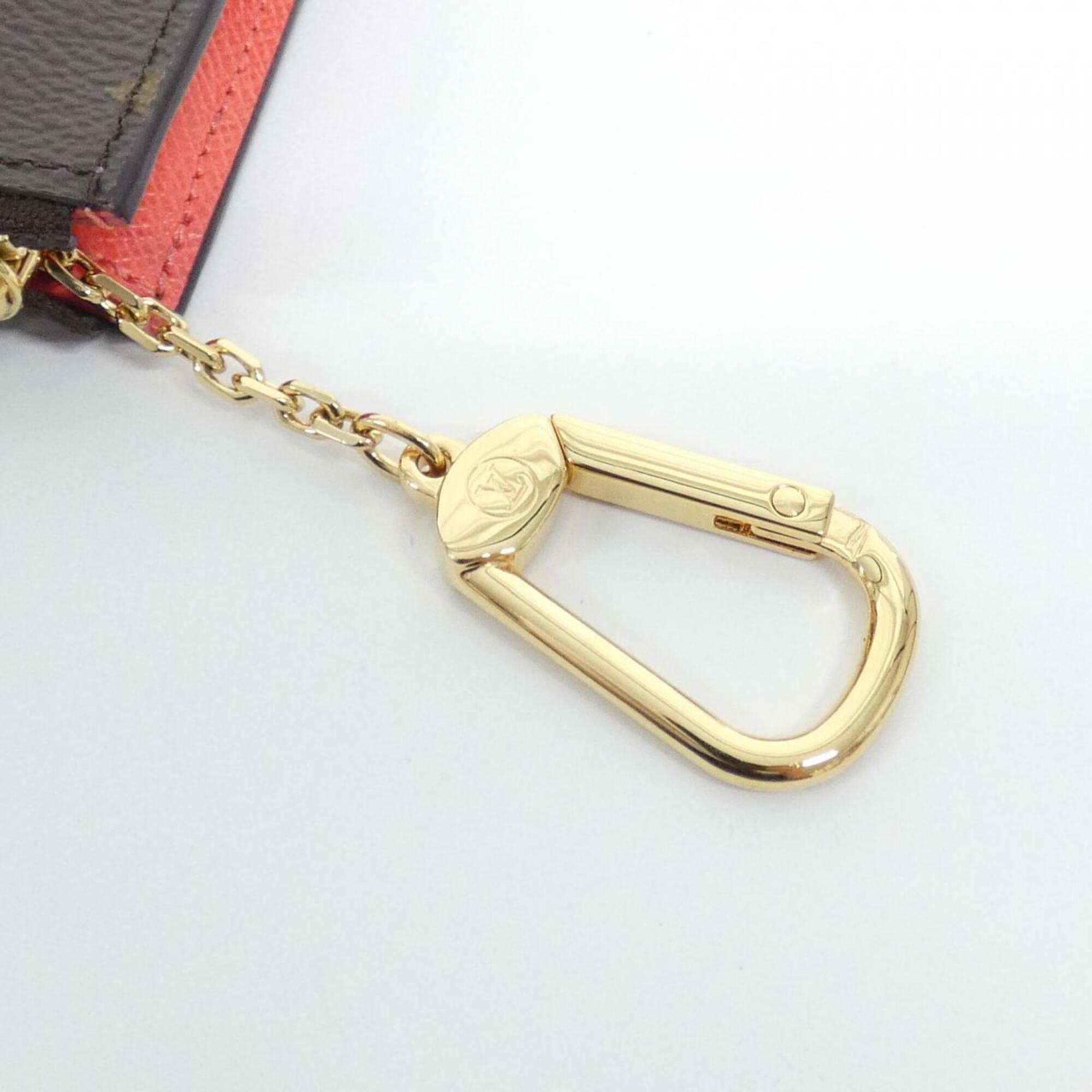 Louis Vuitton Marron Coated Canvas Coin Purse/Coin Case (Pre-Owned)