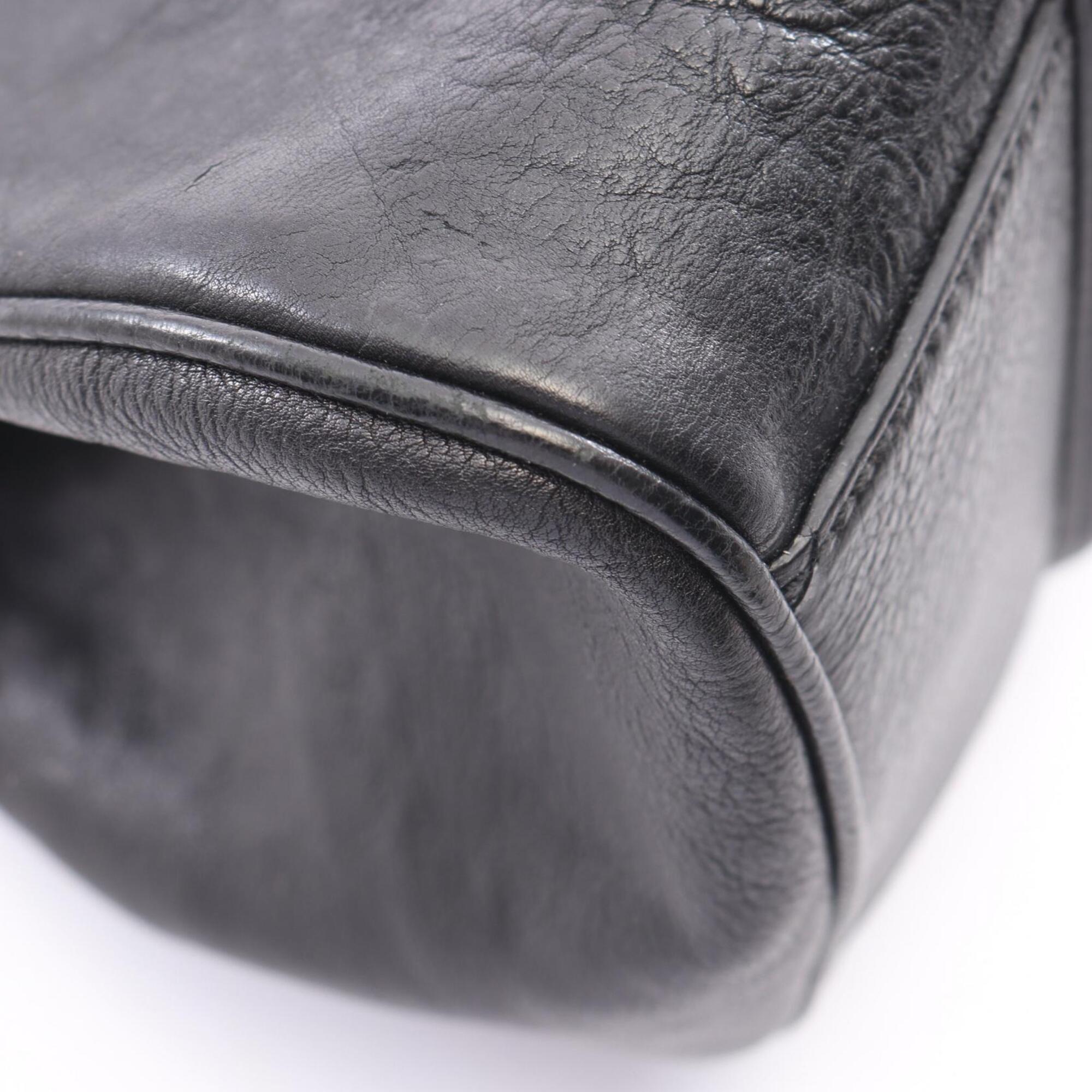 Christian Dior Black Leather Handbag (Pre-Owned)