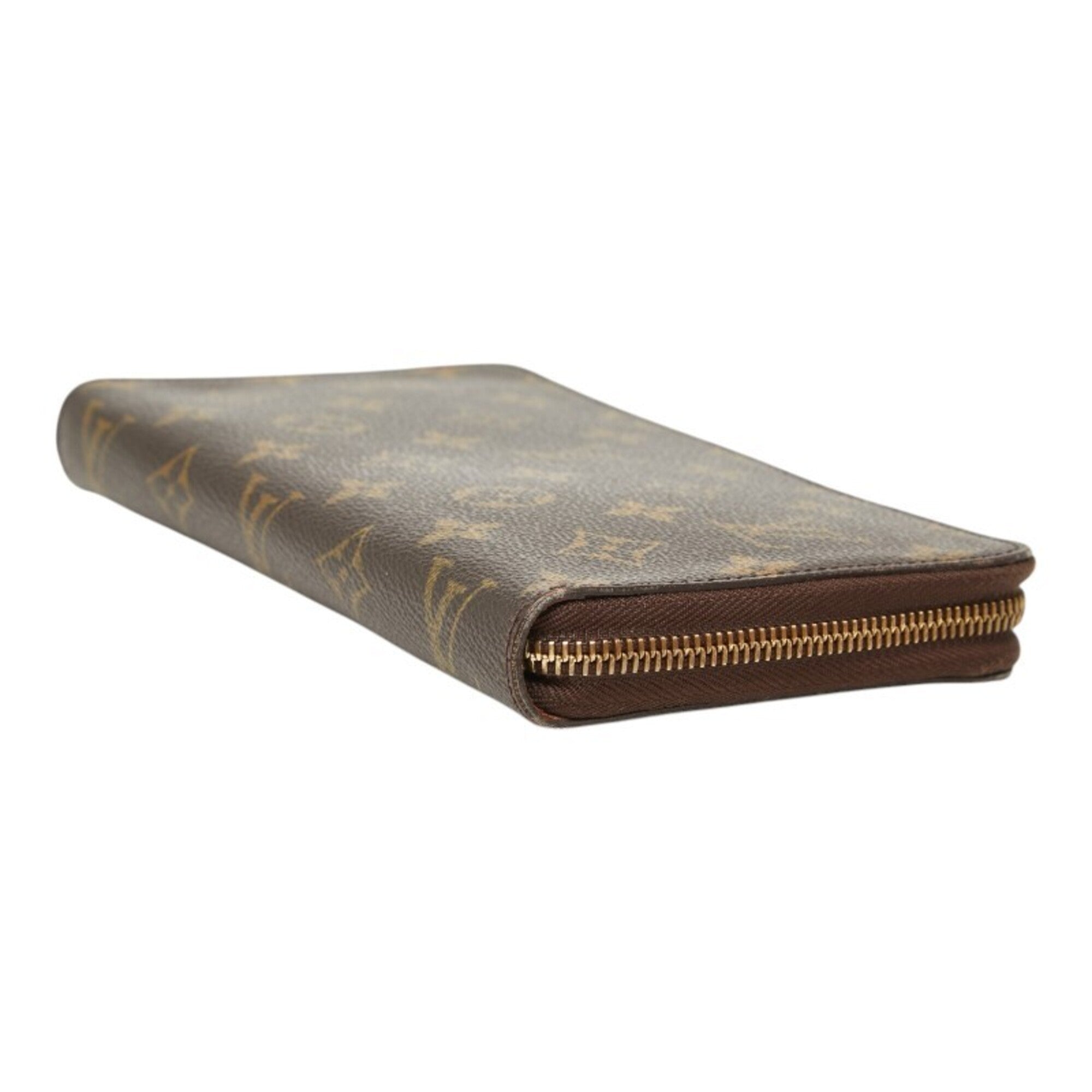 Louis Vuitton Brown Pvc Leather Long Wallet (Bi-Fold) (Pre-Owned)
