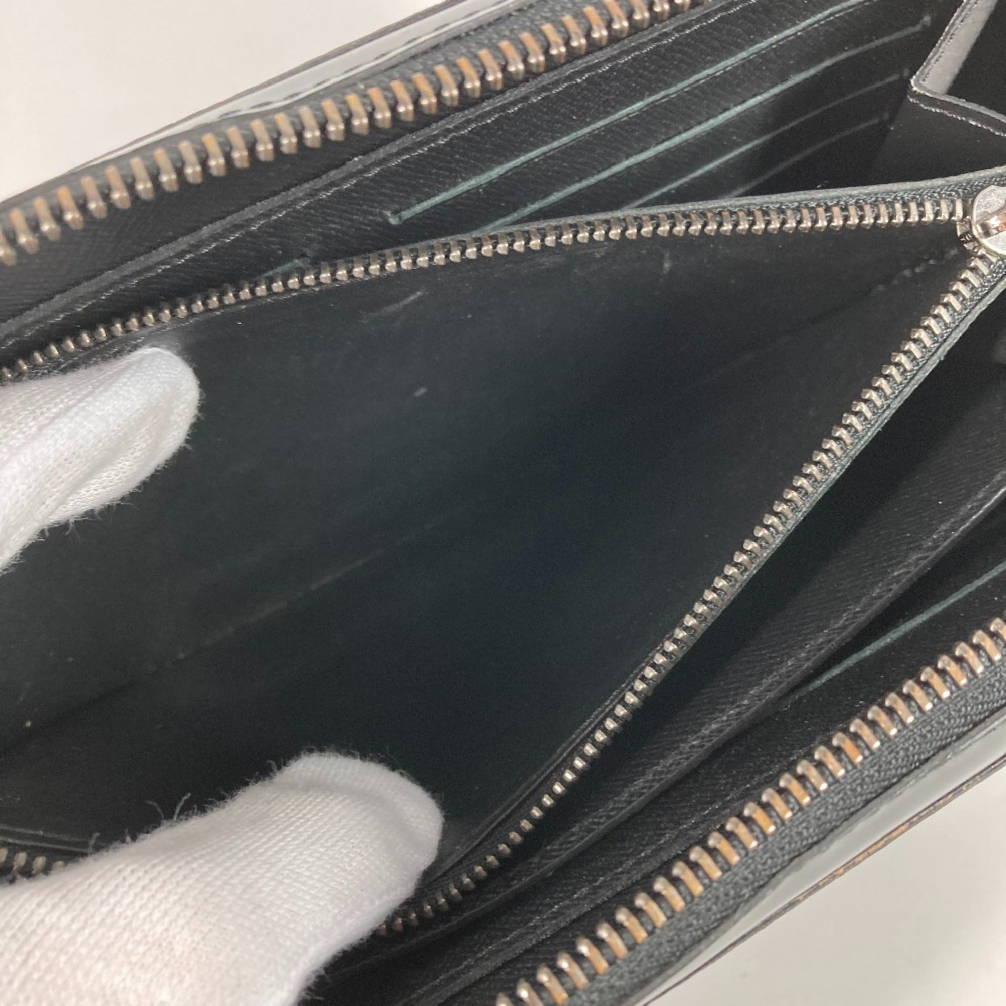 Louis Vuitton Monogram Eclipse Black Monogram Eclipse Monogram Eclipse Long Bill Wallet (Bi-Fold) (Pre-Owned)