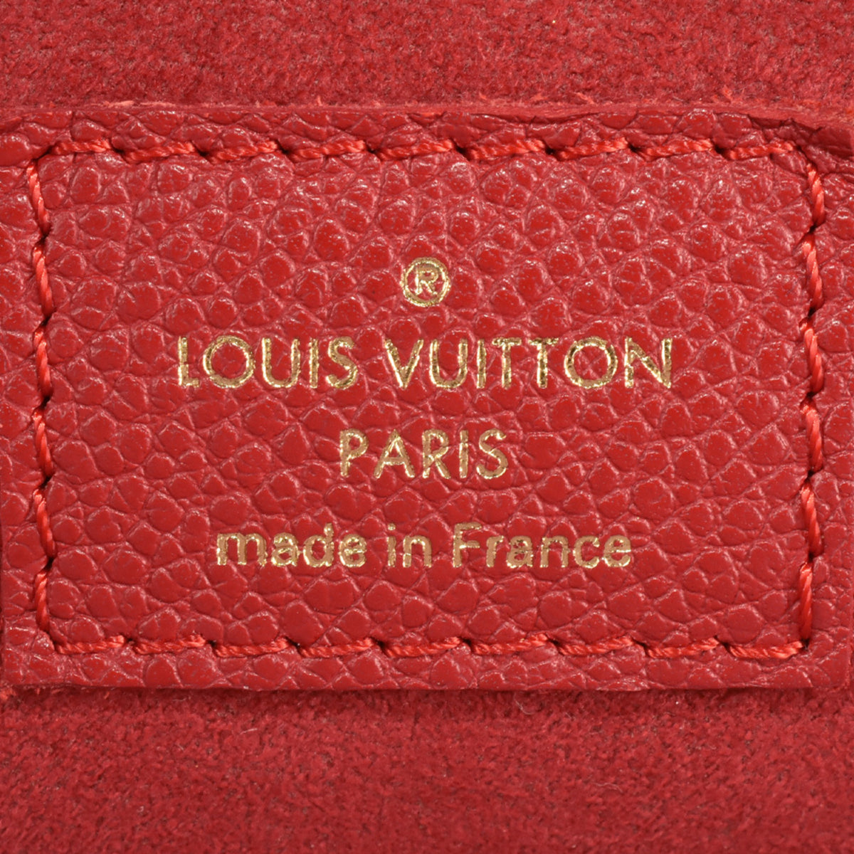 Louis Vuitton Red Color Monogram Empreinte Shoulder Bag (Pre-Owned)