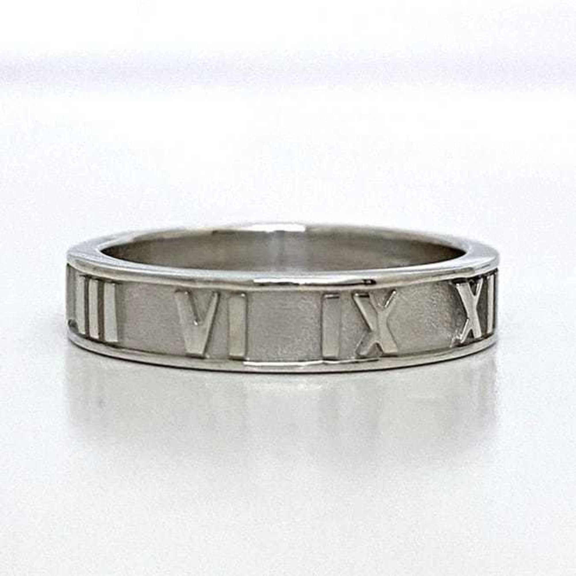 Tiffany Atlas Silver 925 Band Ring (Pre-Owned)