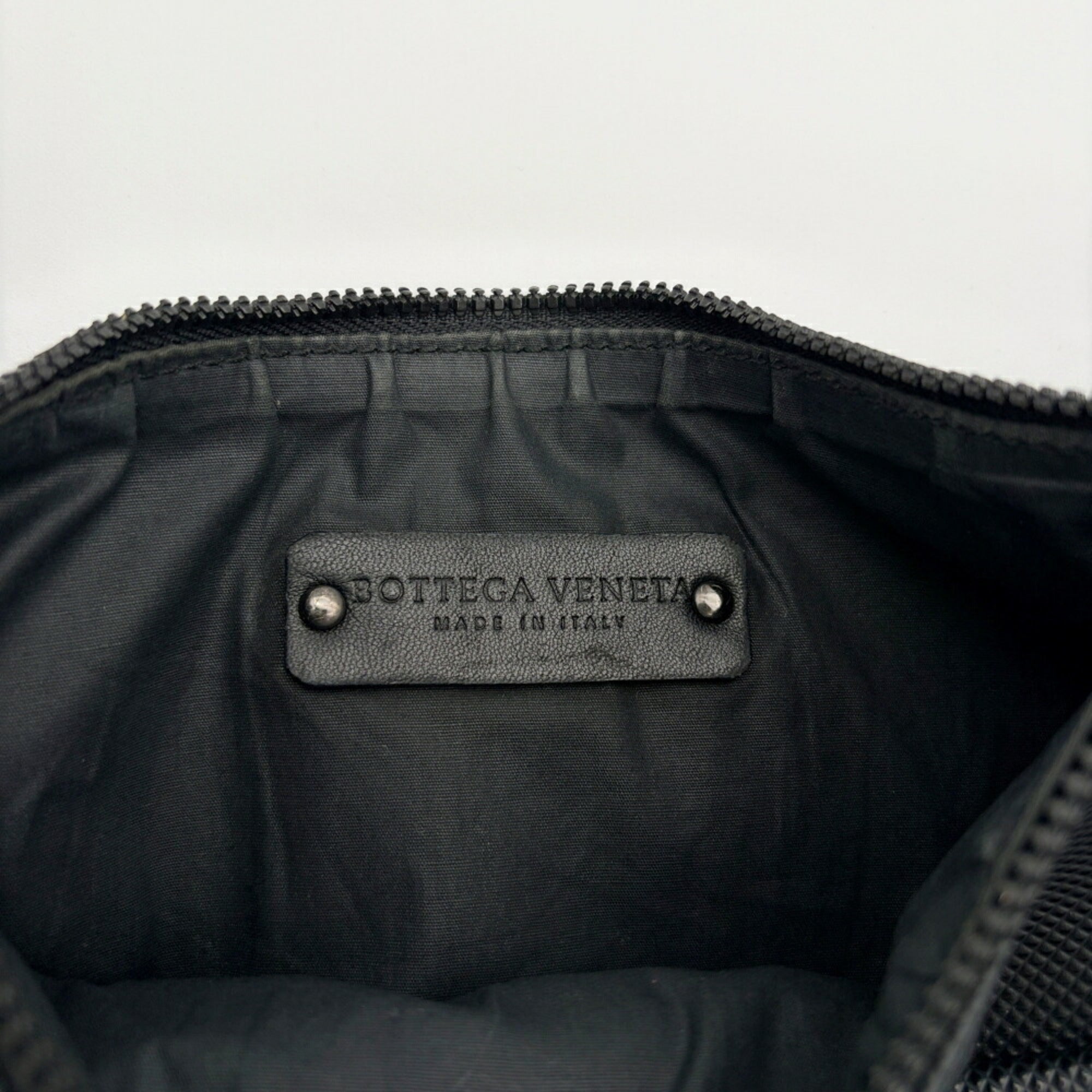 Bottega Veneta Black Pvc Shoulder Bag (Pre-Owned)