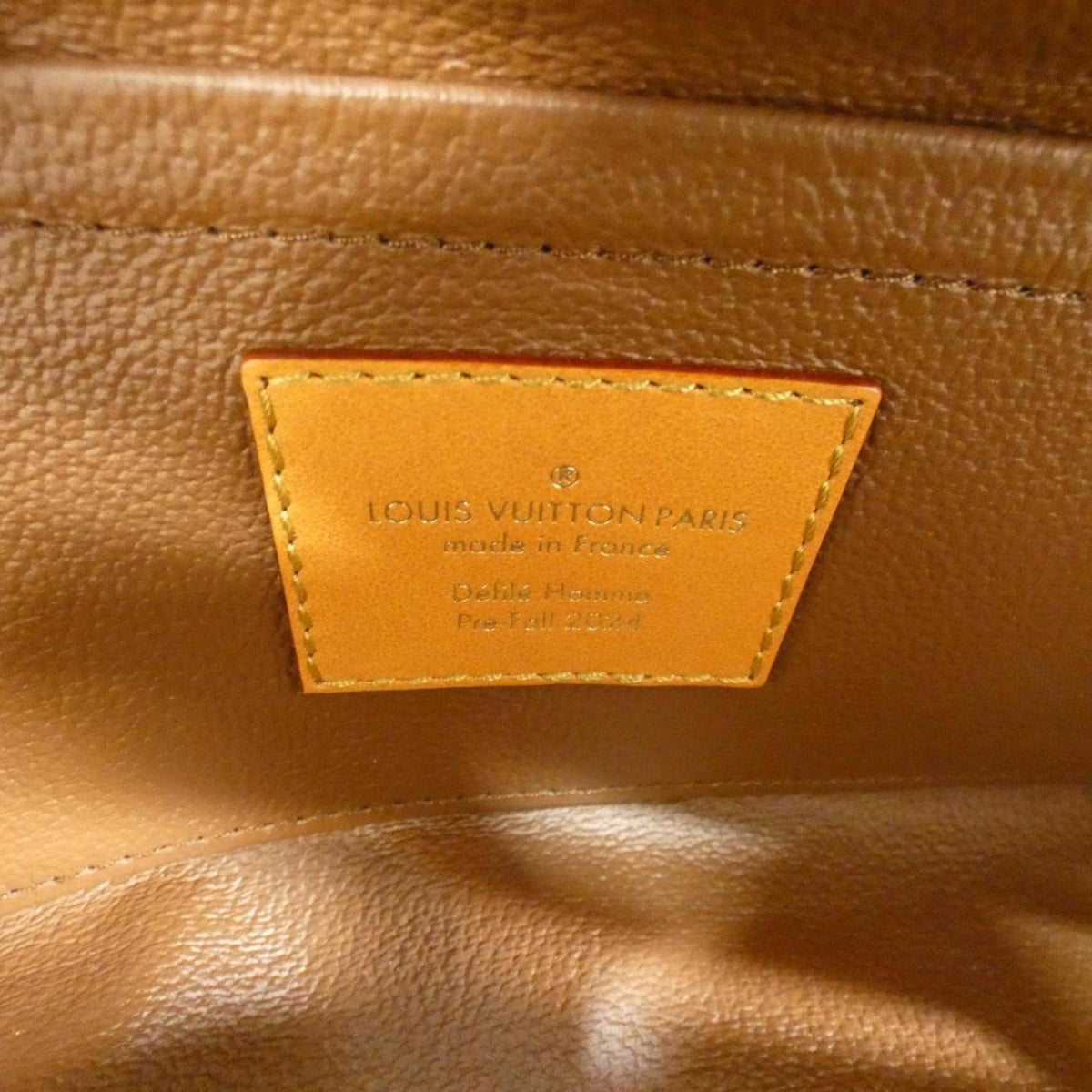 Louis Vuitton Marron Coated Canvas Pouch (Pre-Owned)