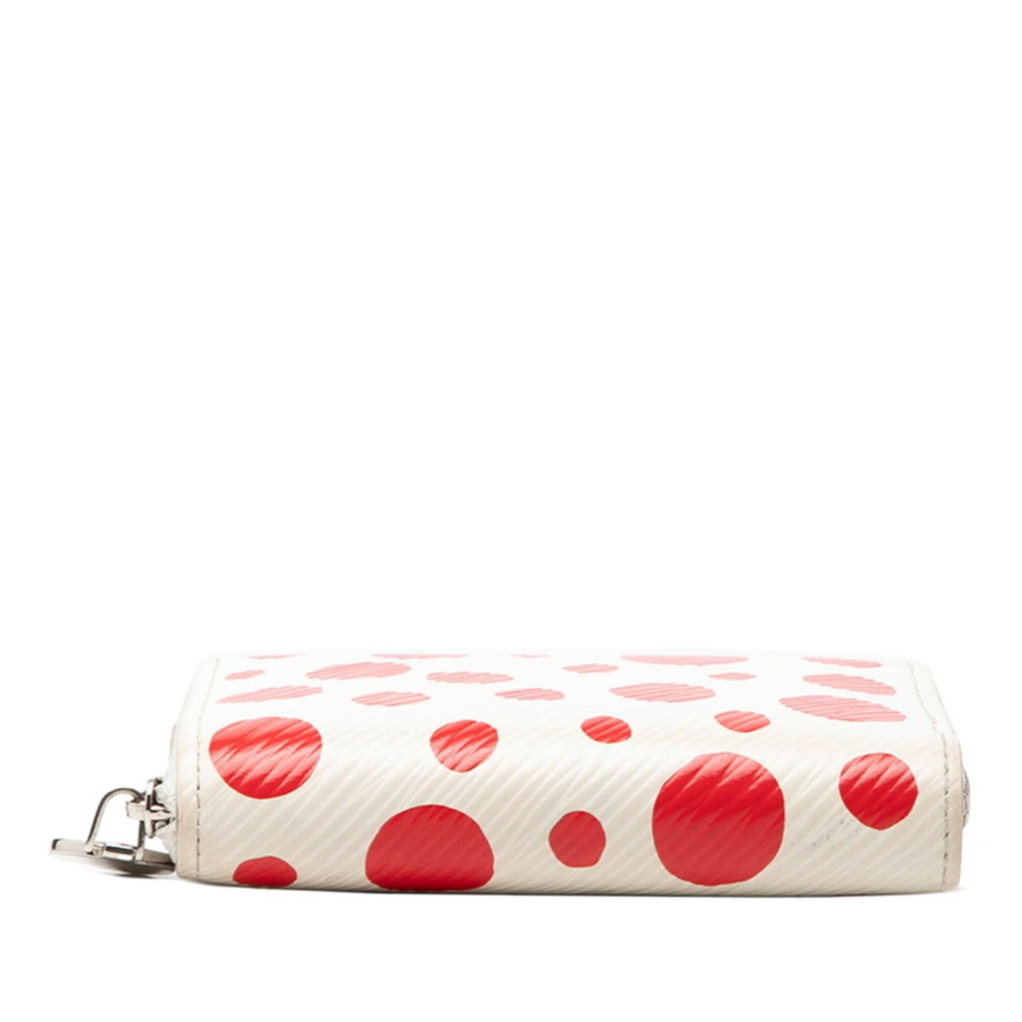 Louis Vuitton Epi Red Color White Leather Long Wallet (Bi-Fold) (Pre-Owned)