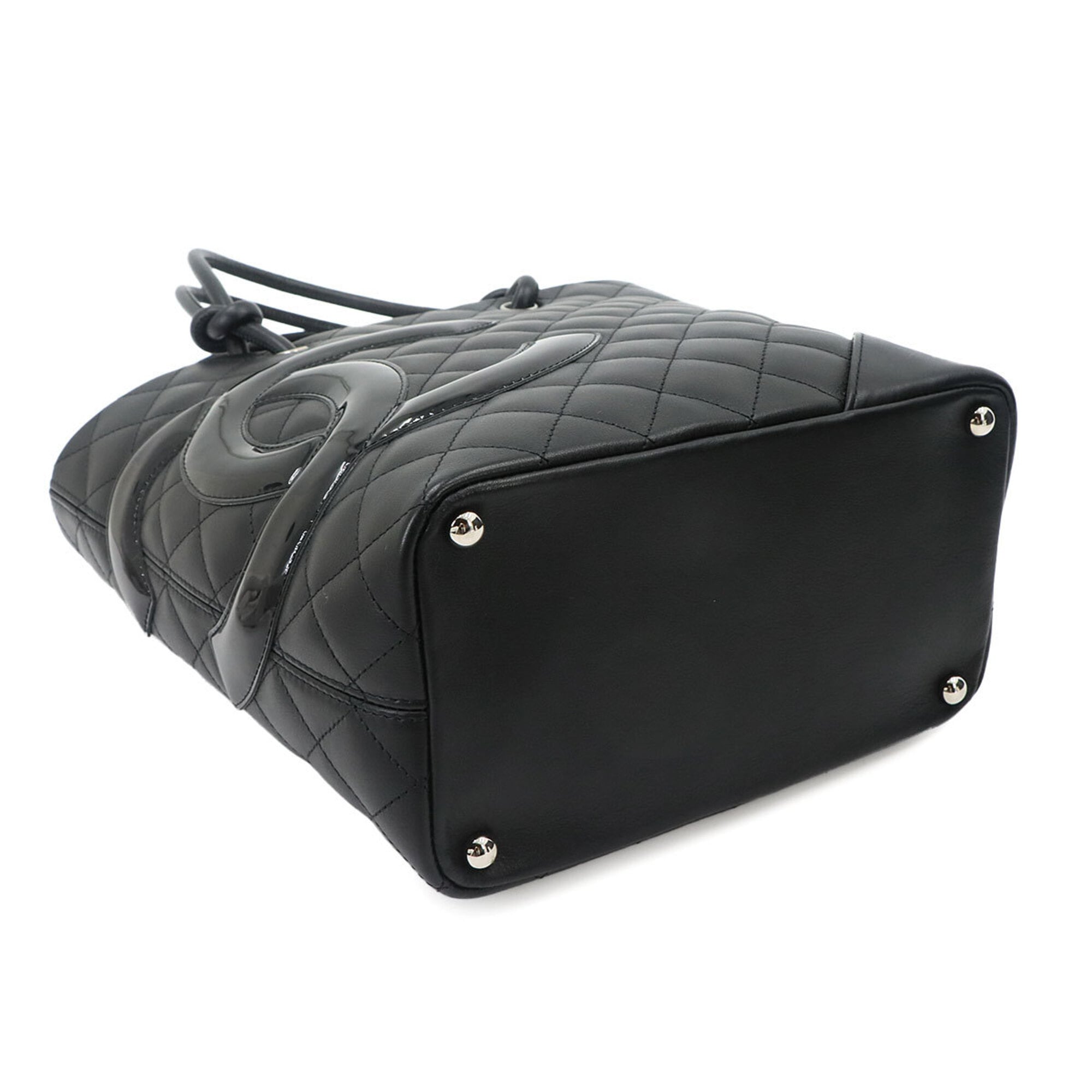 Chanel Black Cambon Ligne Handbag Tote Bag (Pre-Owned)
