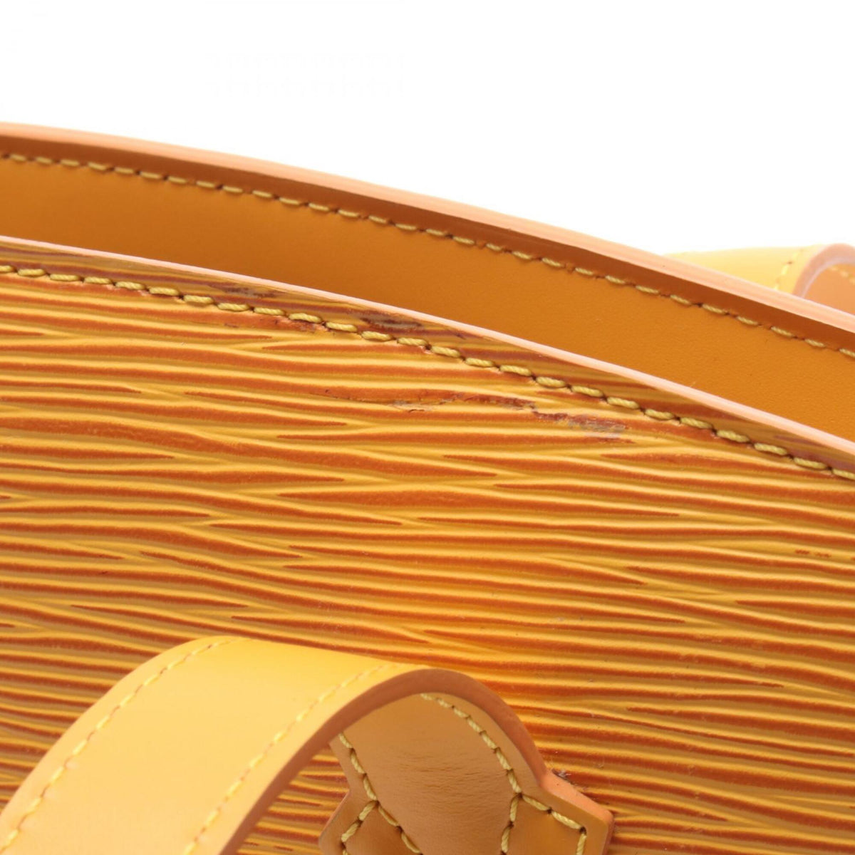 Louis Vuitton Yellow Leather Handbag Shoulder Bag (Pre-Owned)