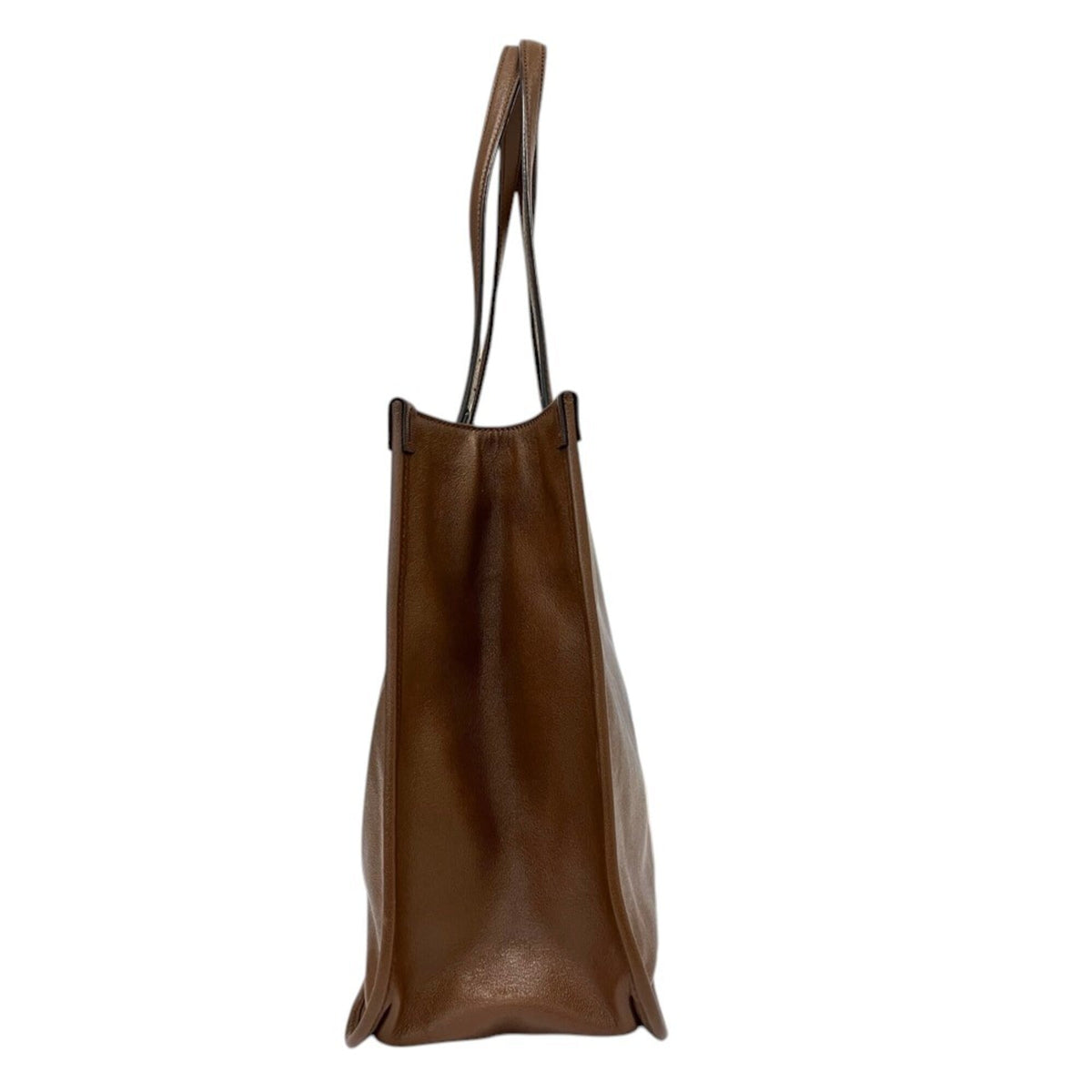 Gucci Brown Leather Tote Bag (Pre-Owned)