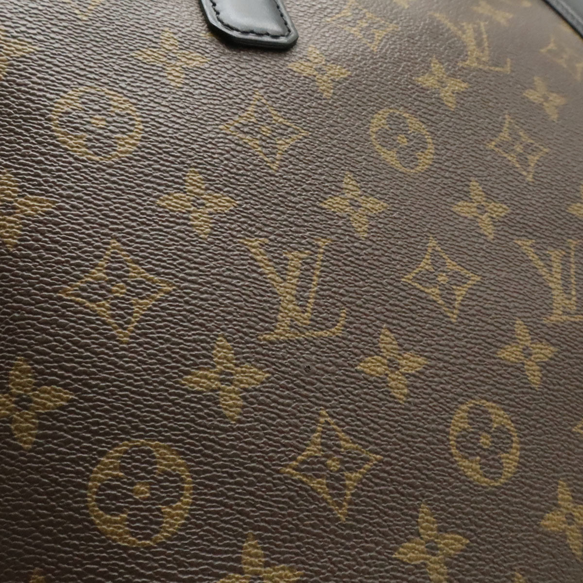 Louis Vuitton Monogram Black Brown Monogram Leather Handbag Tote Bag (Pre-Owned)
