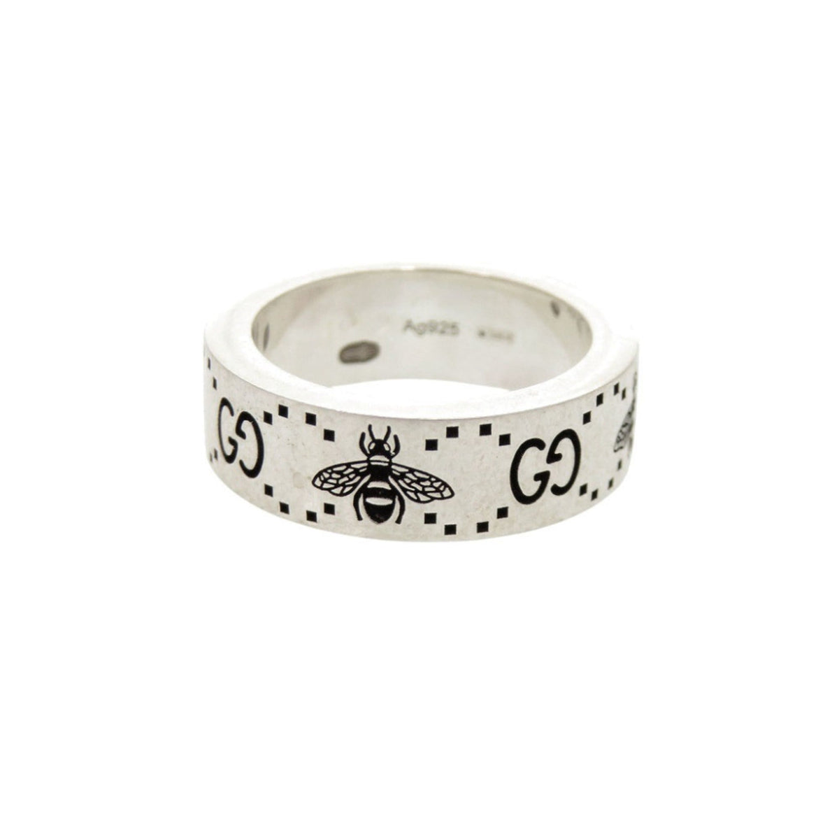 Gucci Silver Silver 925 Band Ring (Pre-Owned)