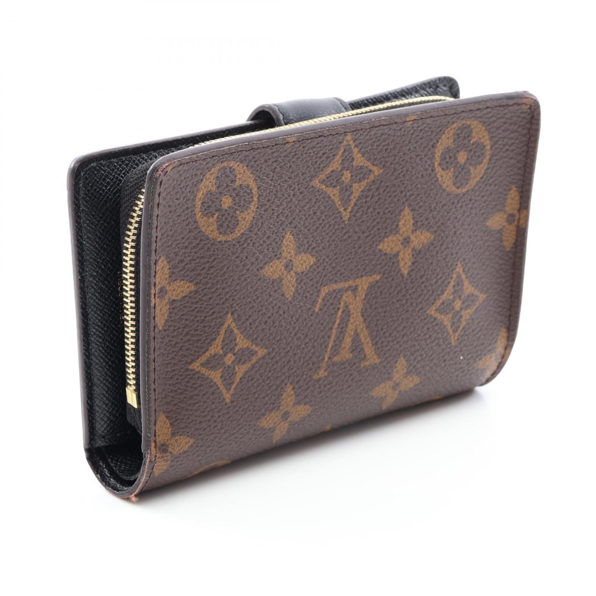 Louis Vuitton Monogram Black Brown Monogram Wallet (Bi-Fold) (Pre-Owned)