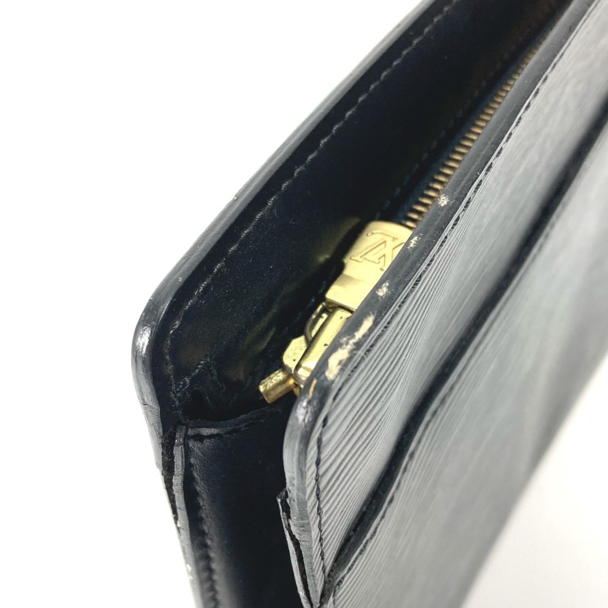 Louis Vuitton Black Galle Epi Leather Clutch Bag Pouch (Pre-Owned)