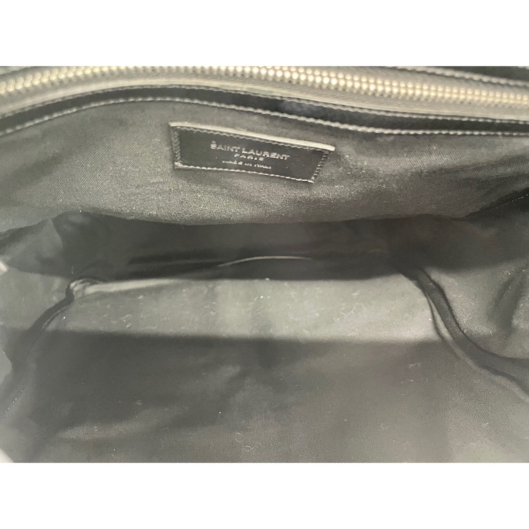 Yves Saint Laurent Black Backpack (Pre-Owned)
