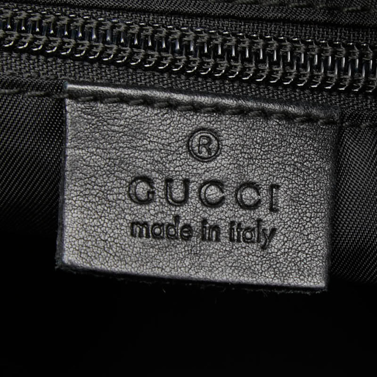 Gucci Black Nylon Leather Shoulder Bag (Pre-Owned)