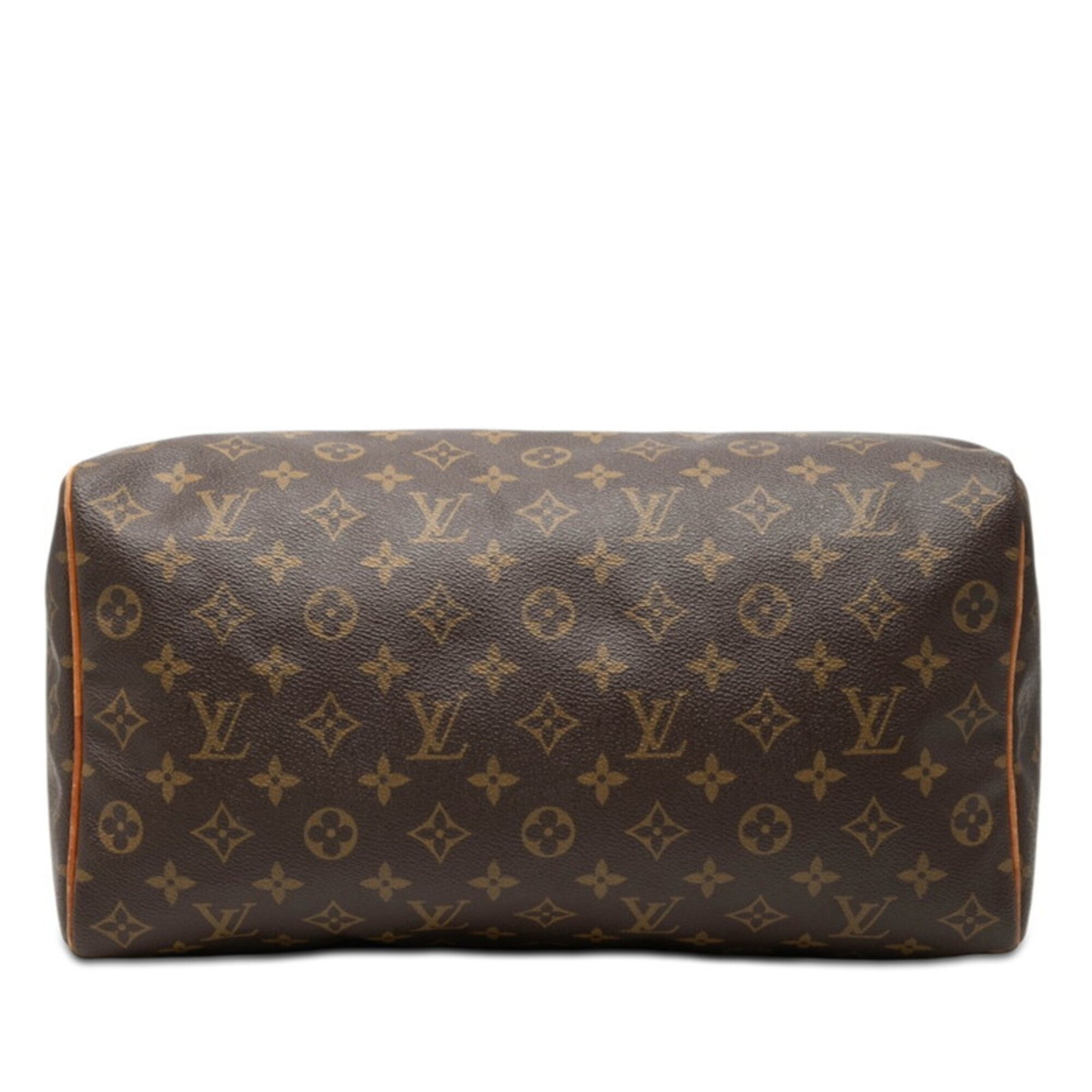 Louis Vuitton Brown Pvc Leather Boston Bag Handbag (Pre-Owned)