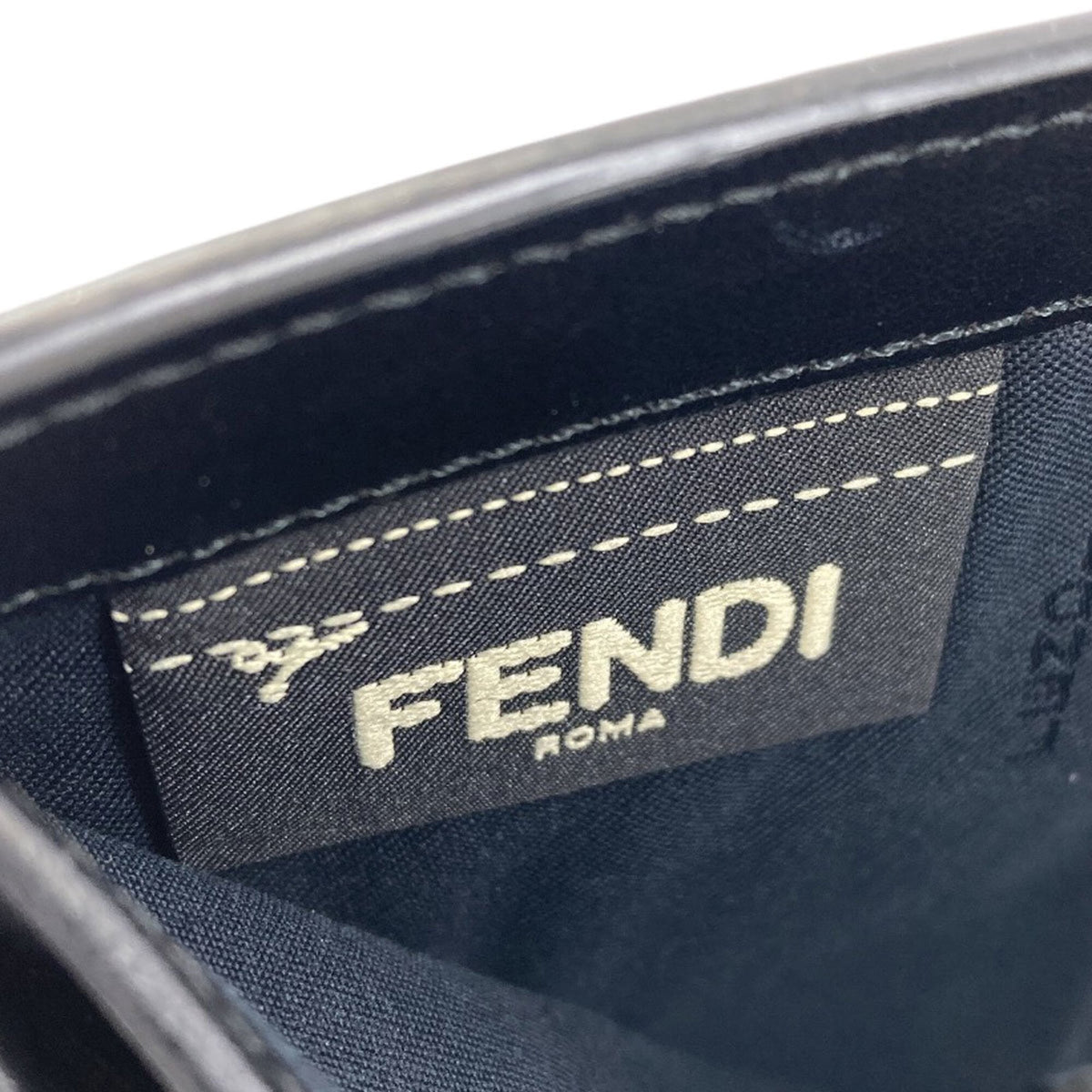 Fendi Black Leather Wallet (Bi-Fold) (Pre-Owned)