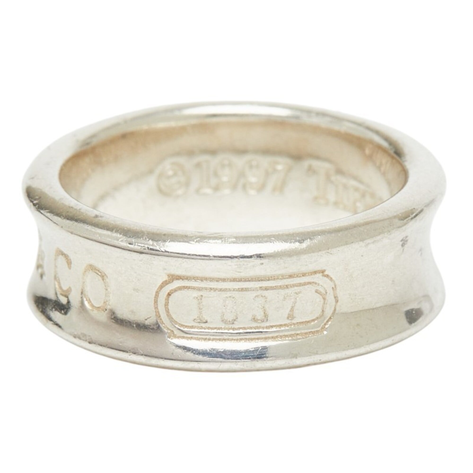 Tiffany 1837 Silver 925 Band Ring (Pre-Owned)