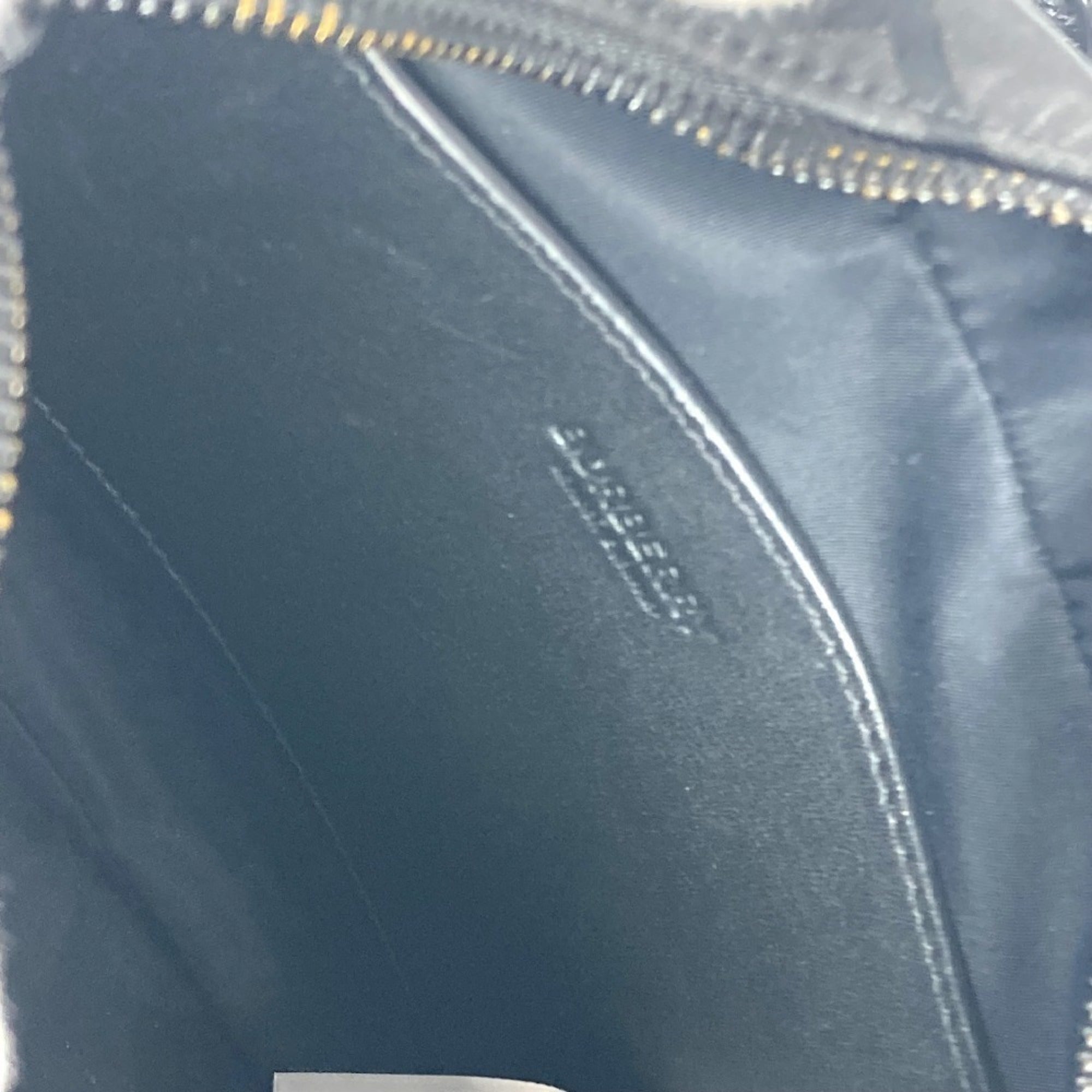 Burberry Black Gray Nylon Canvas Pochette Shoulder Bag (Pre-Owned)
