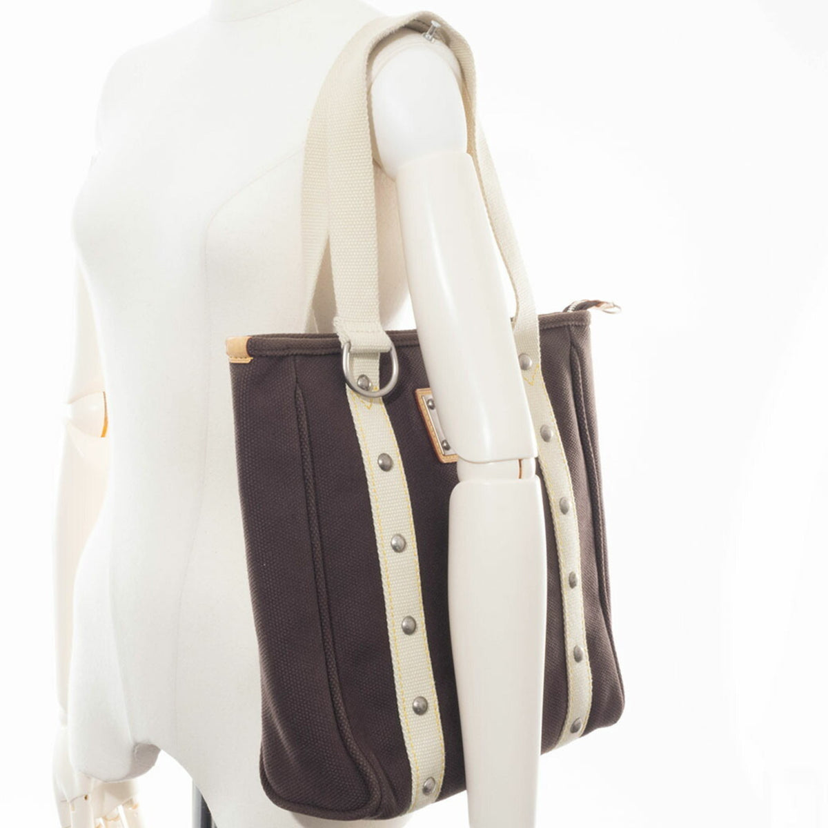 Louis Vuitton Antigua Moka Canvas Tote Bag (Pre-Owned)