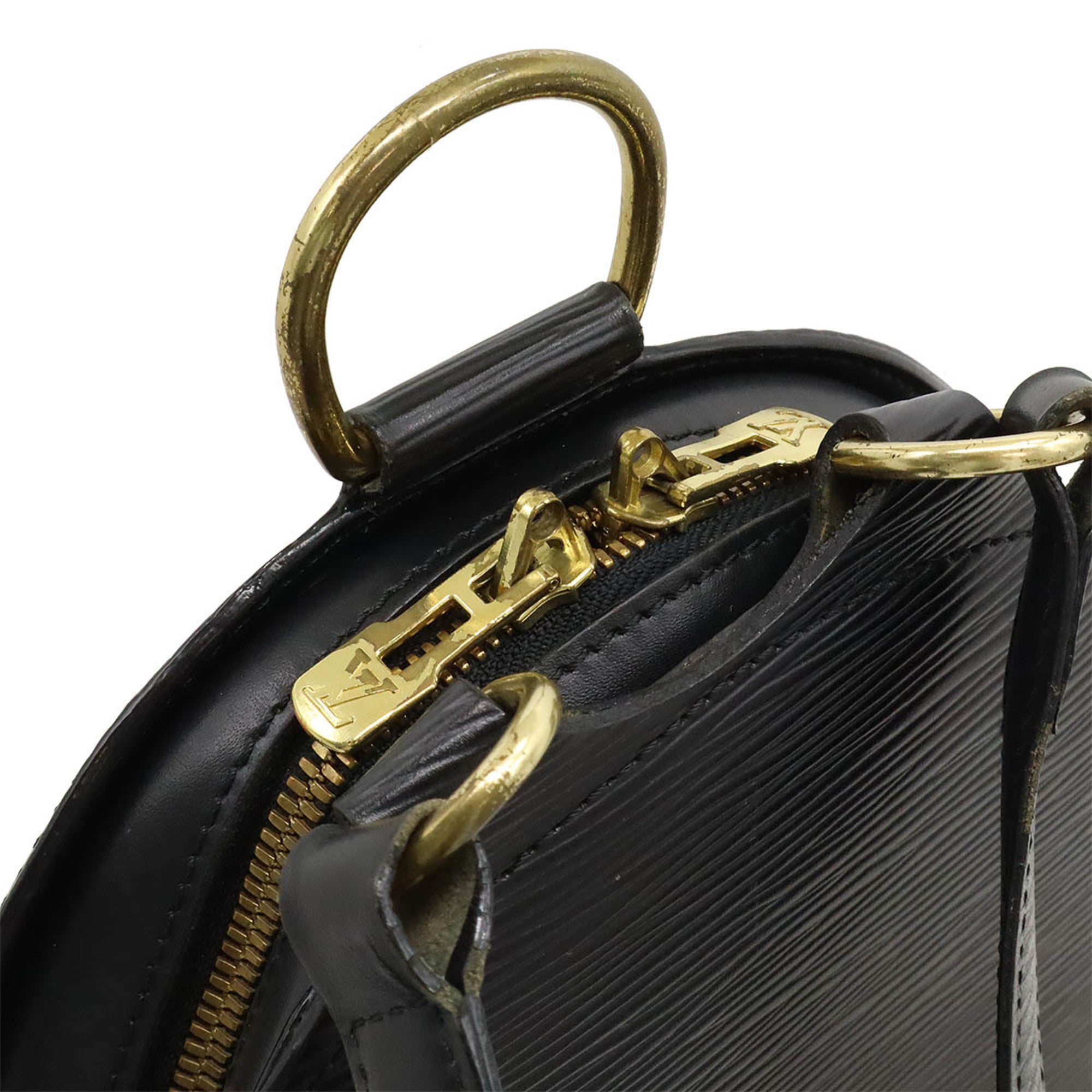 Louis Vuitton Noir Epi Leather Backpack Shoulder Bag (Pre-Owned)