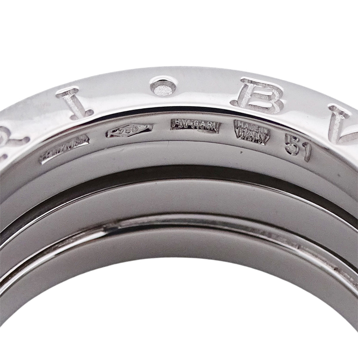 Bvlgari B.Zero1 White Gold White Gold (18K) Band Ring (Pre-Owned)