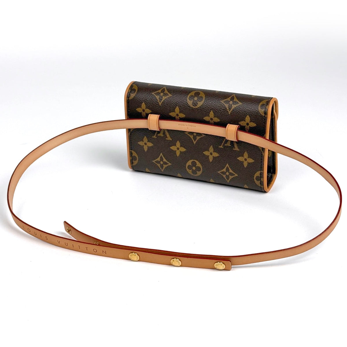 Louis Vuitton Brown Monogram Fanny Pack Pochette Pouch Sling Bag (Pre-Owned)