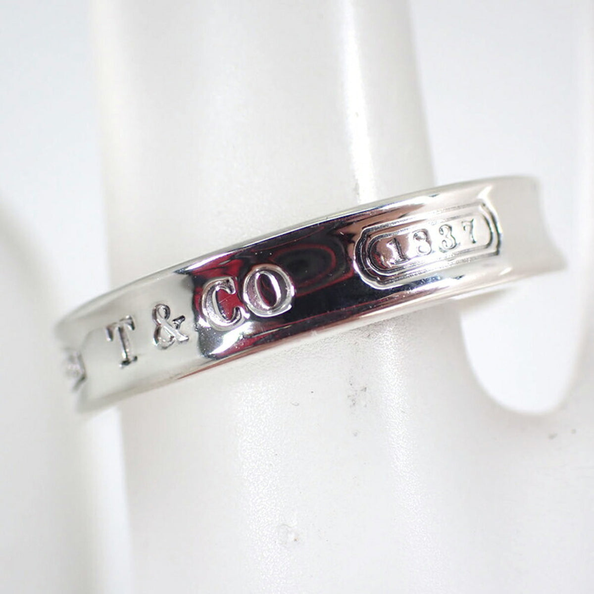 Tiffany Sterling Silver 925 Band Ring (Pre-Owned)