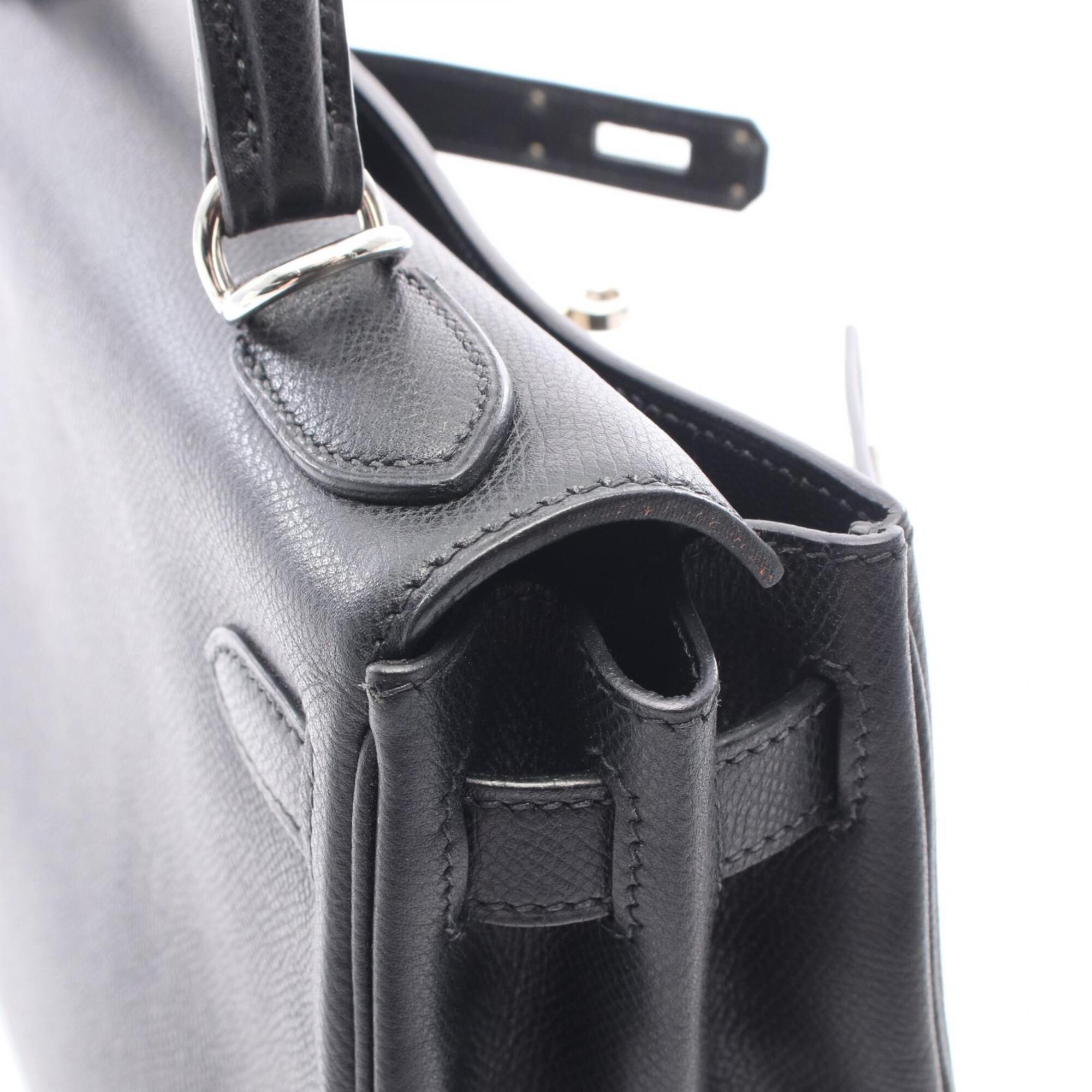 Hermes Black Epsom Leather Handbag (Pre-Owned)