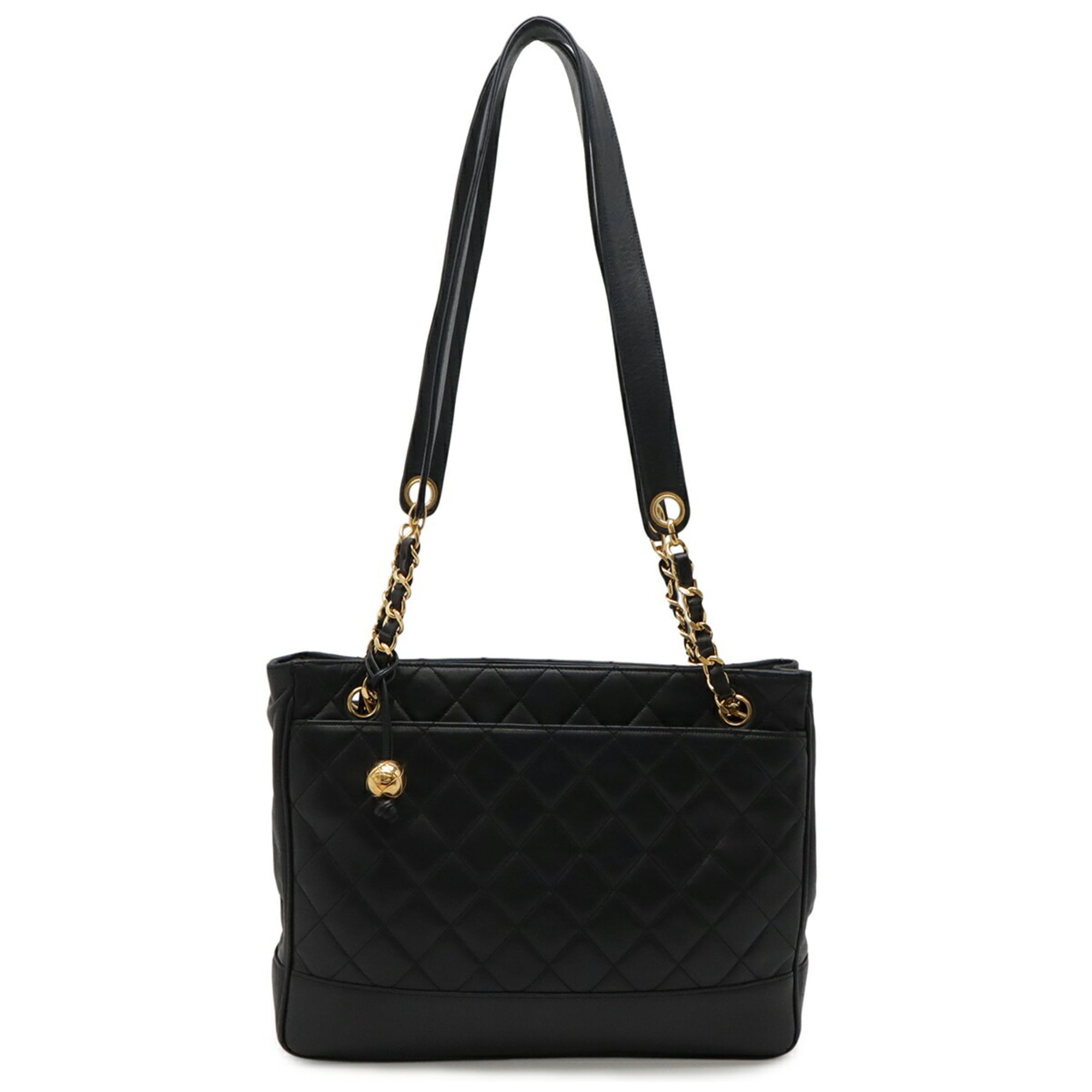 Chanel Black Shoulder Bag Tote Bag (Pre-Owned)