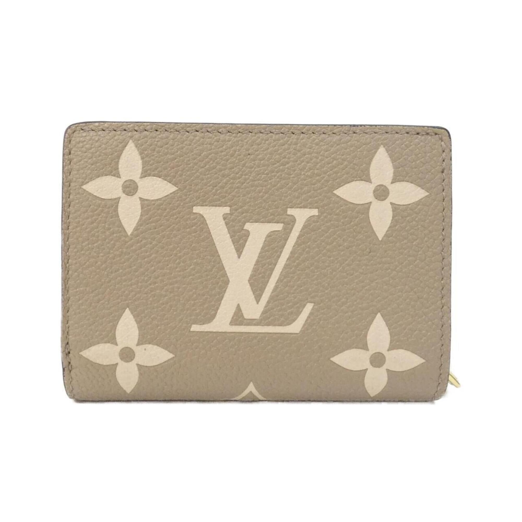 Louis Vuitton Beige Tourterelle Leather Wallet (Bi-Fold) (Pre-Owned)